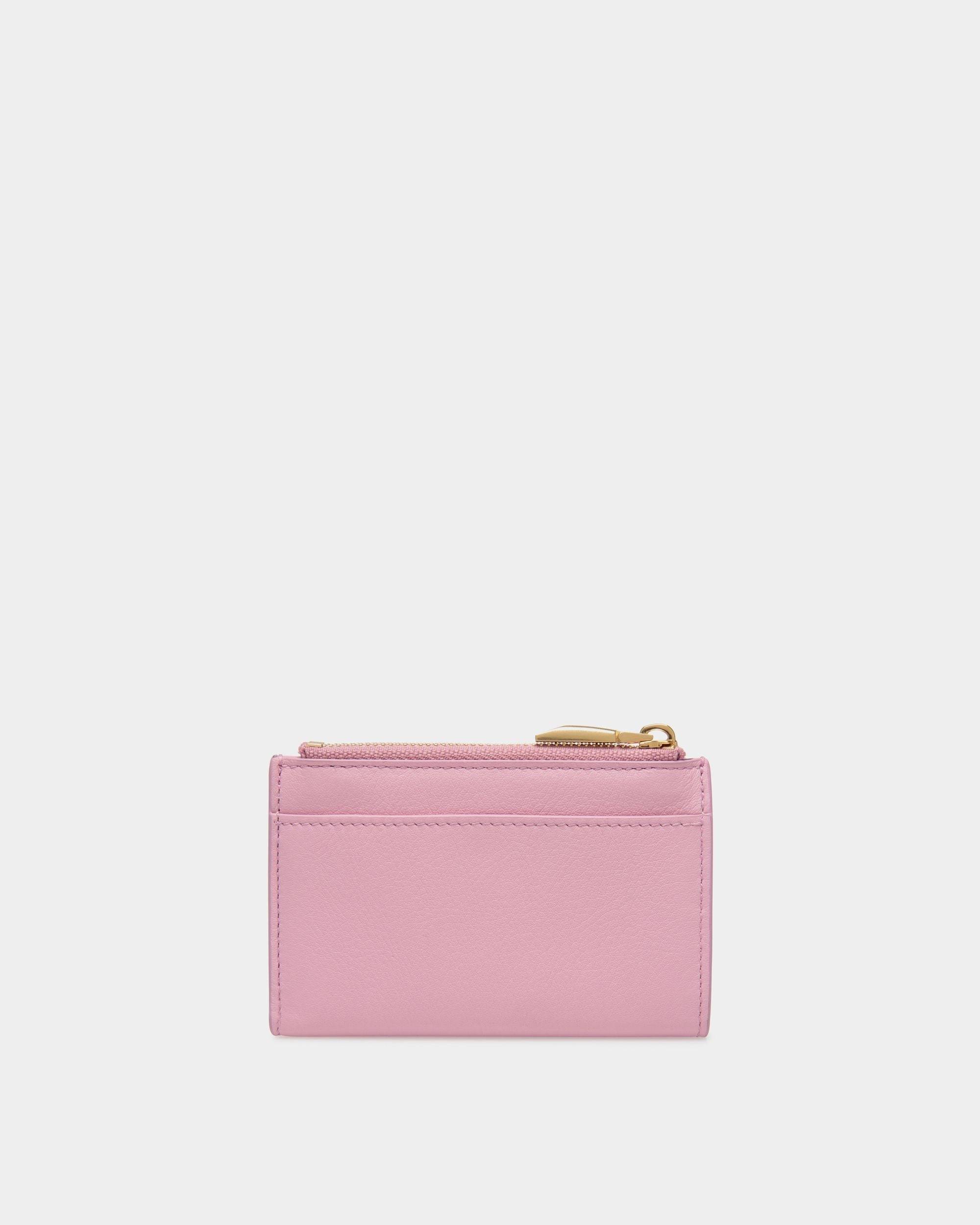 Bally Spell | Women's Wallet in Pink Leather | Bally | Still Life Back