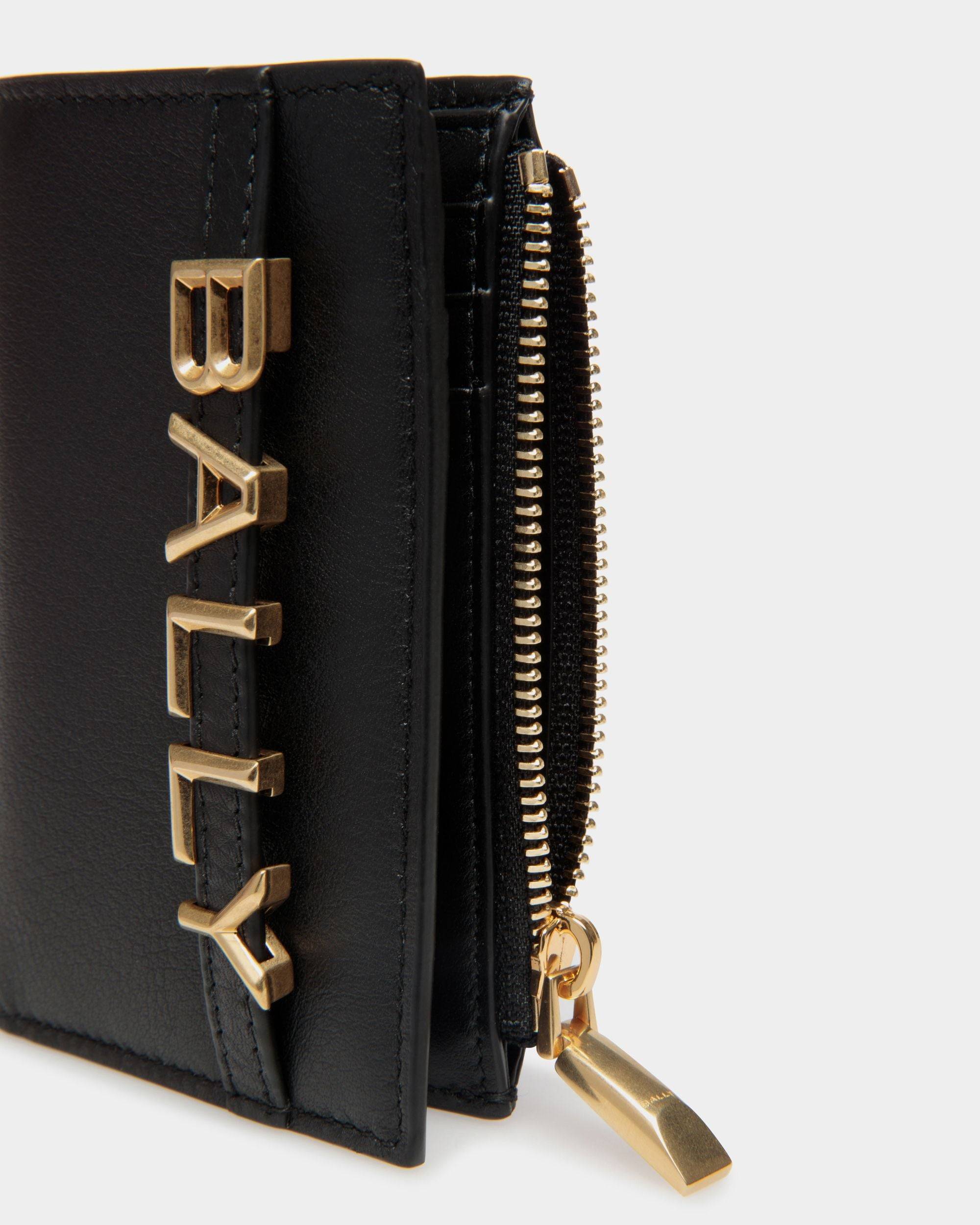 Bally Spell | Women's Wallet in Black Leather | Bally | Still Life Detail