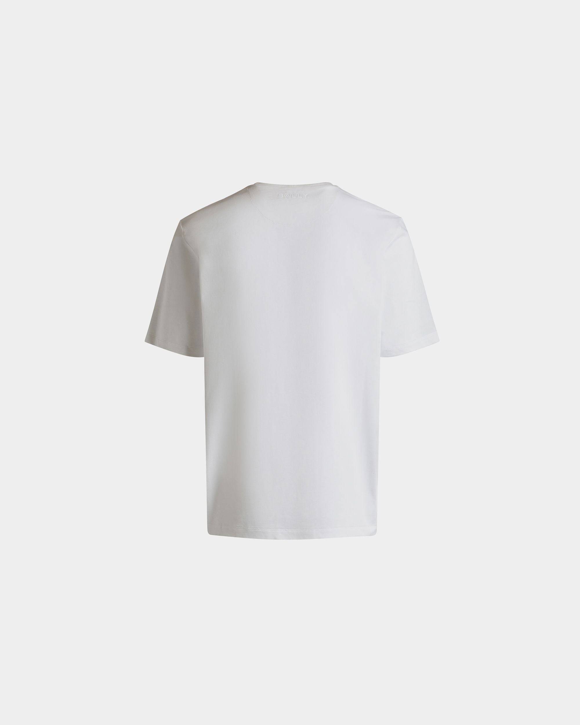 T-Shirt Aus Baumwolle In Weiß - Herren - Bally - 07