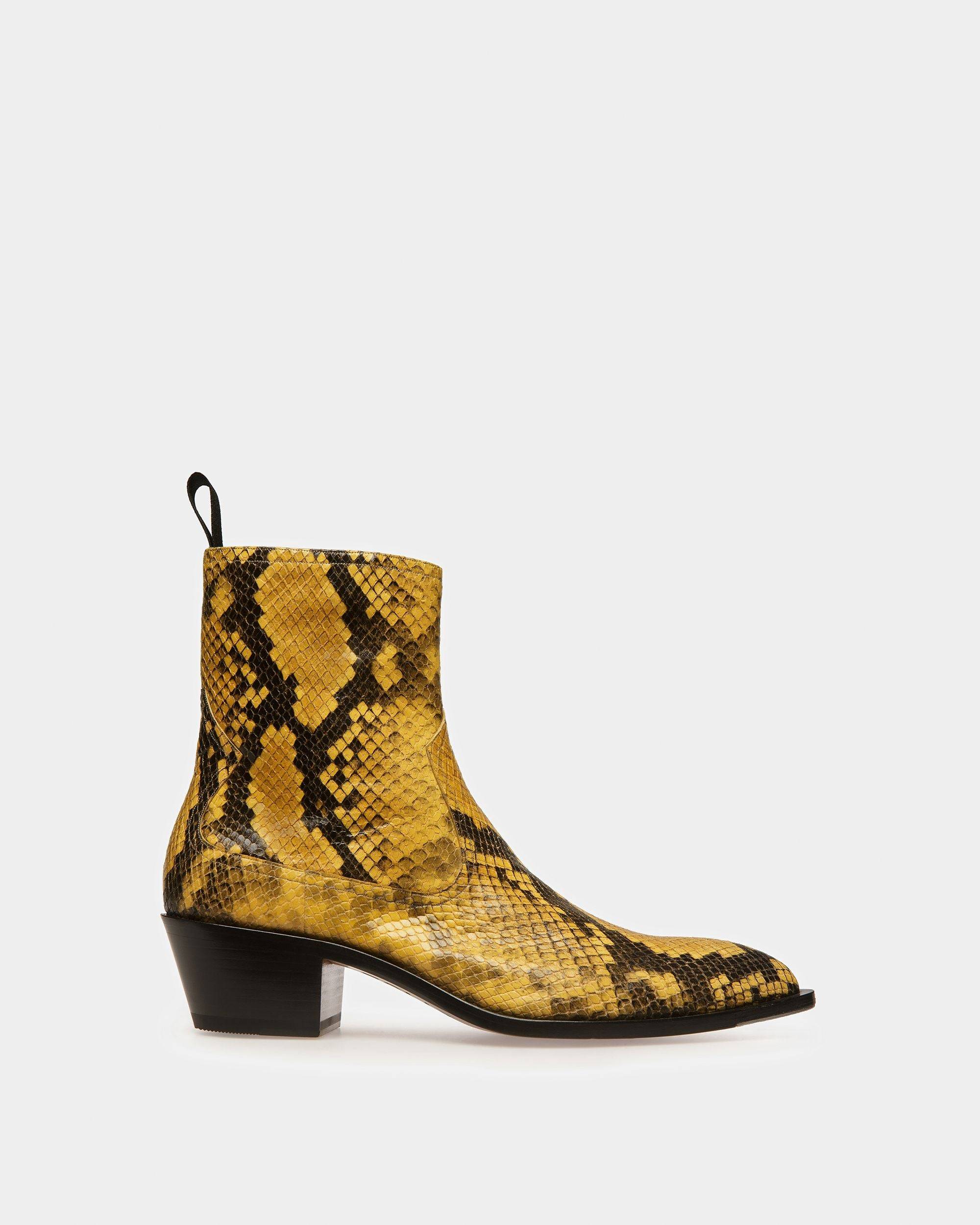 Yellow best sale python boots