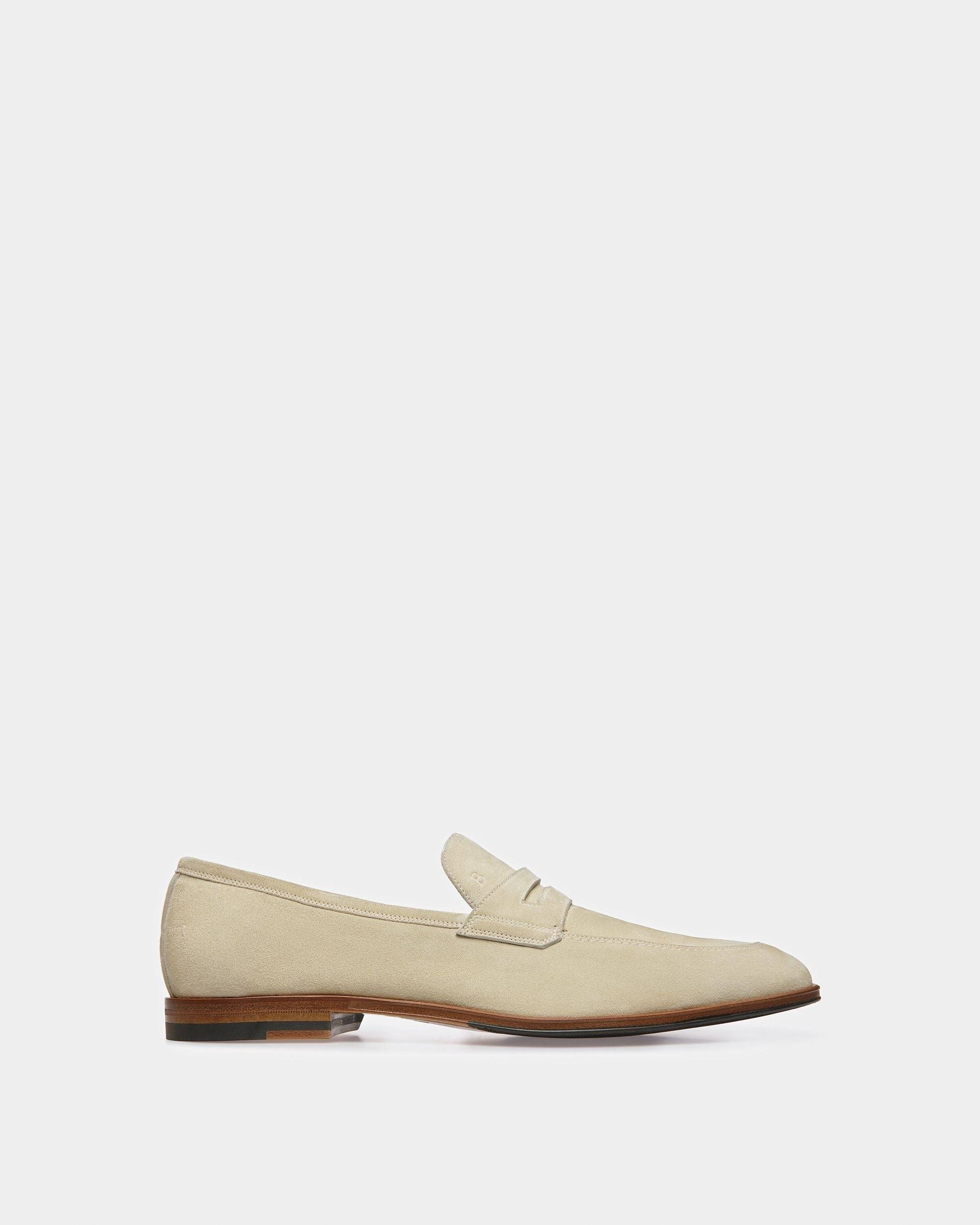 Men s Webb Leather Loafers In Fossil Bally