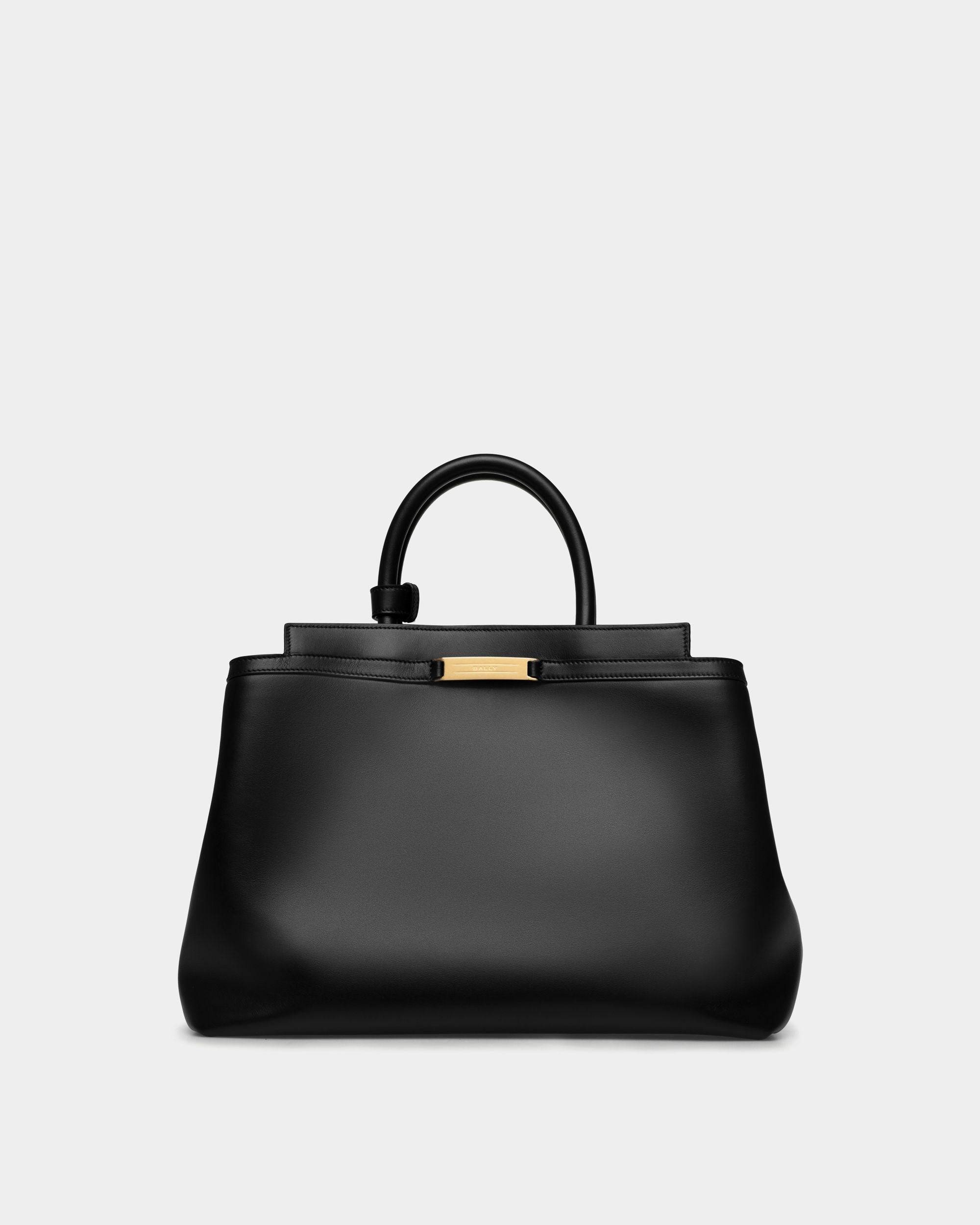 Bally black leather bag hotsell