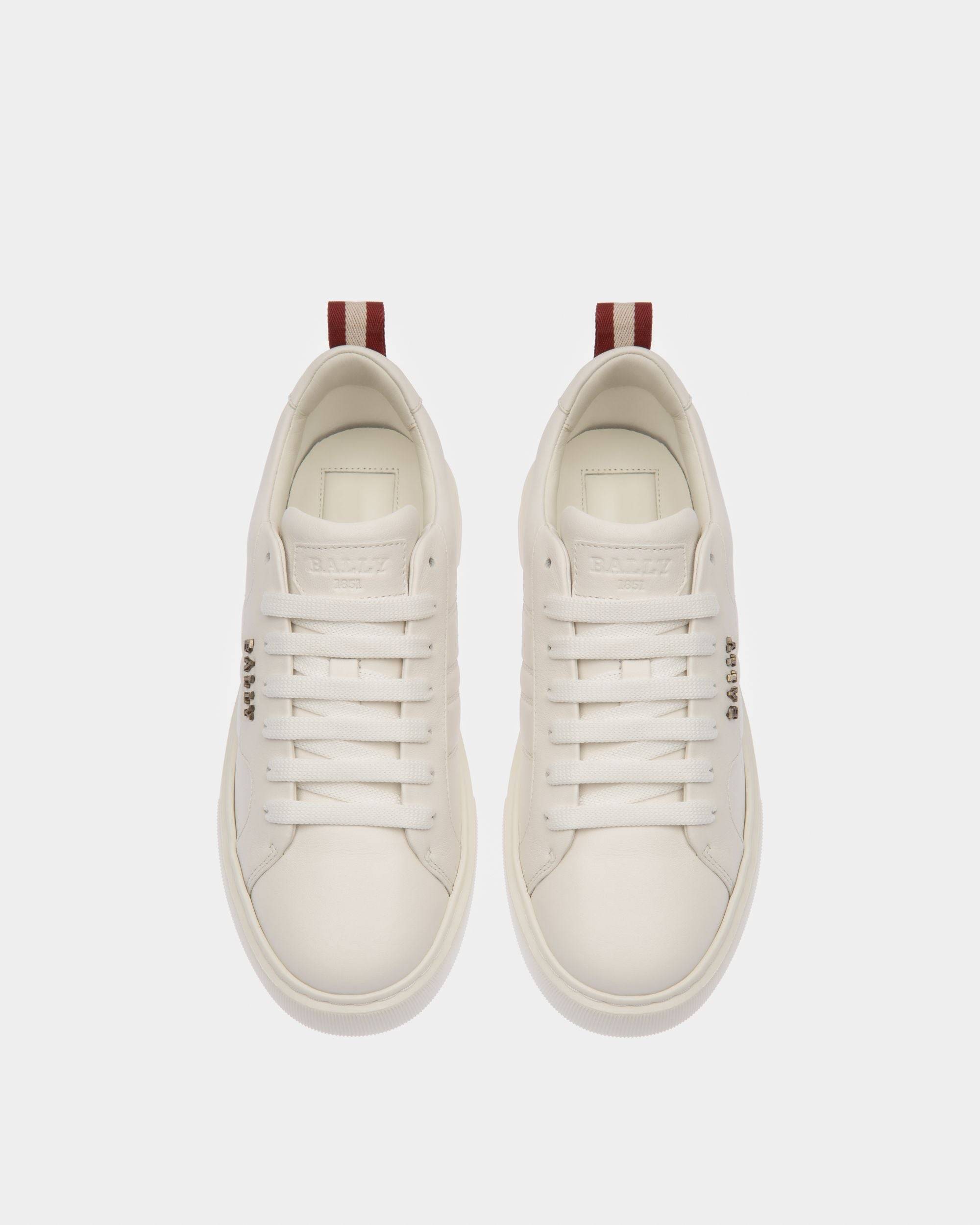 Maxim Leather Sneakers In White - Women's - Bally - 02