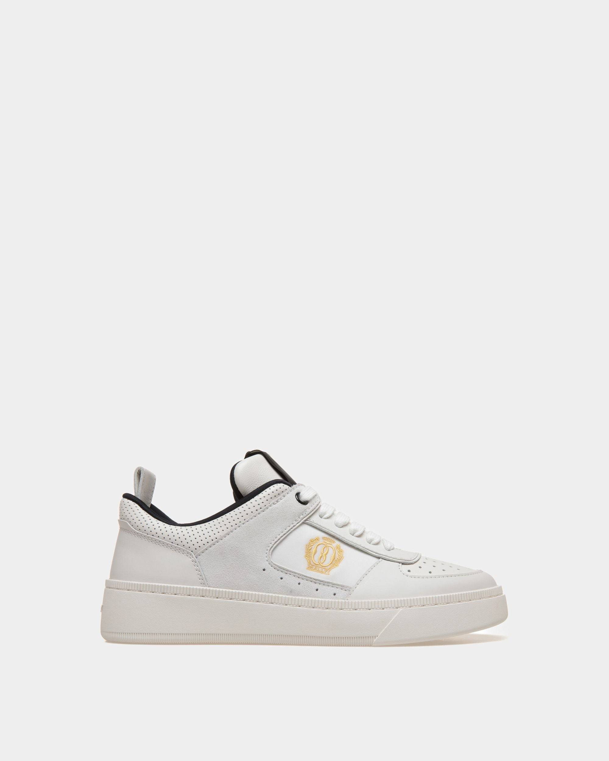 Women's Raise Sneaker In White And Black Leather | Bally