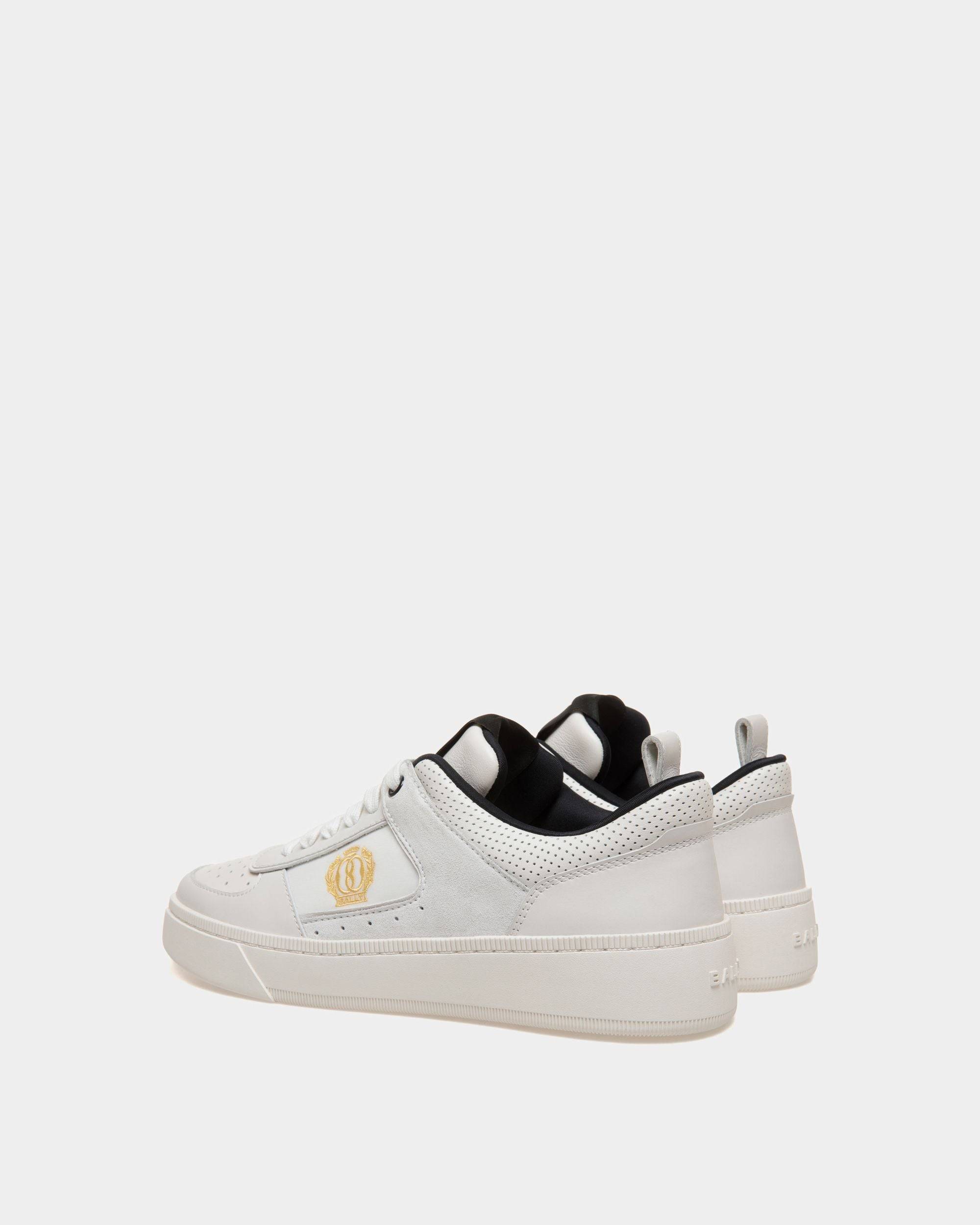 Women's Raise Sneaker In White And Black Leather | Bally