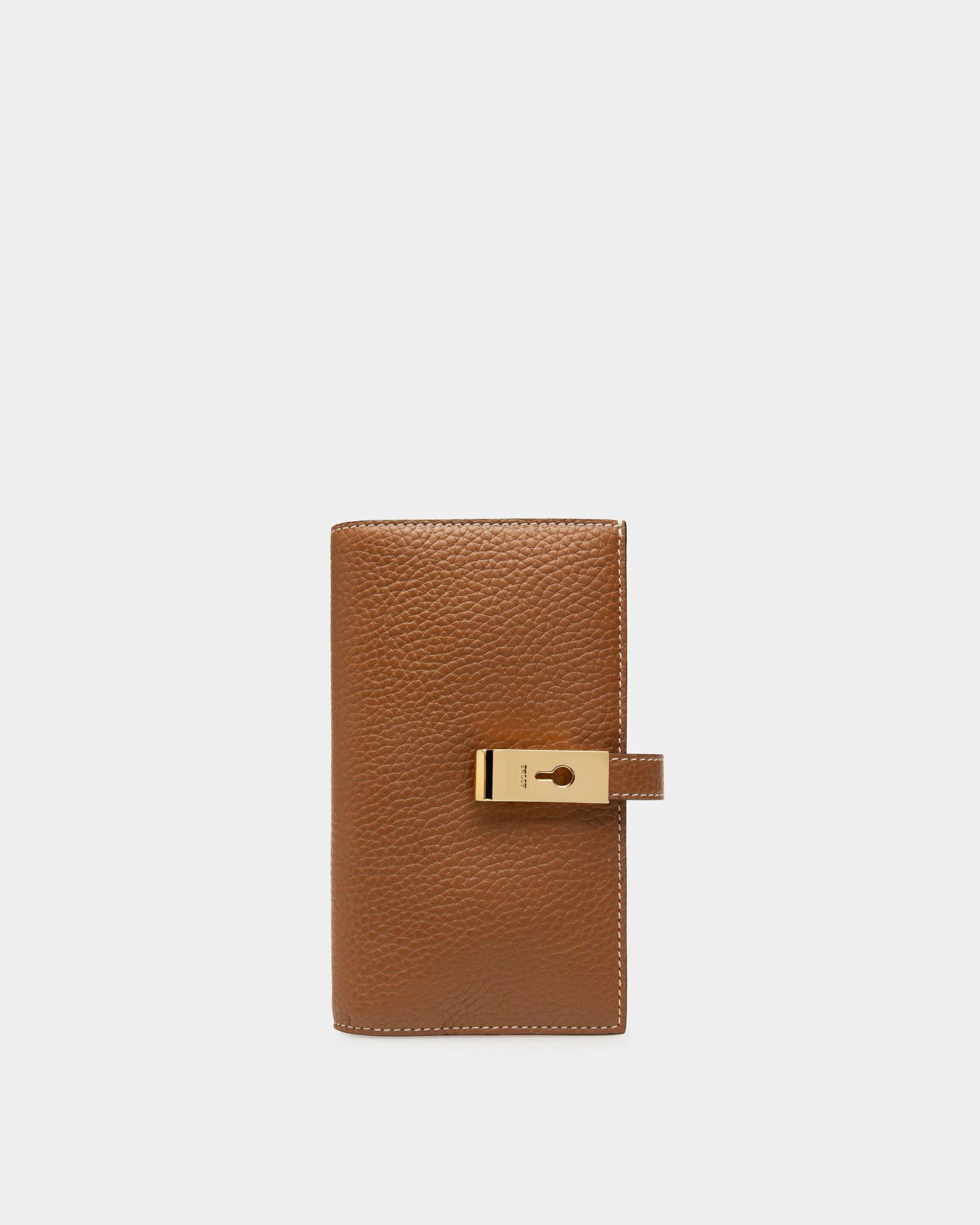 Amber Leather Wallet In Brown - Women's - Bally