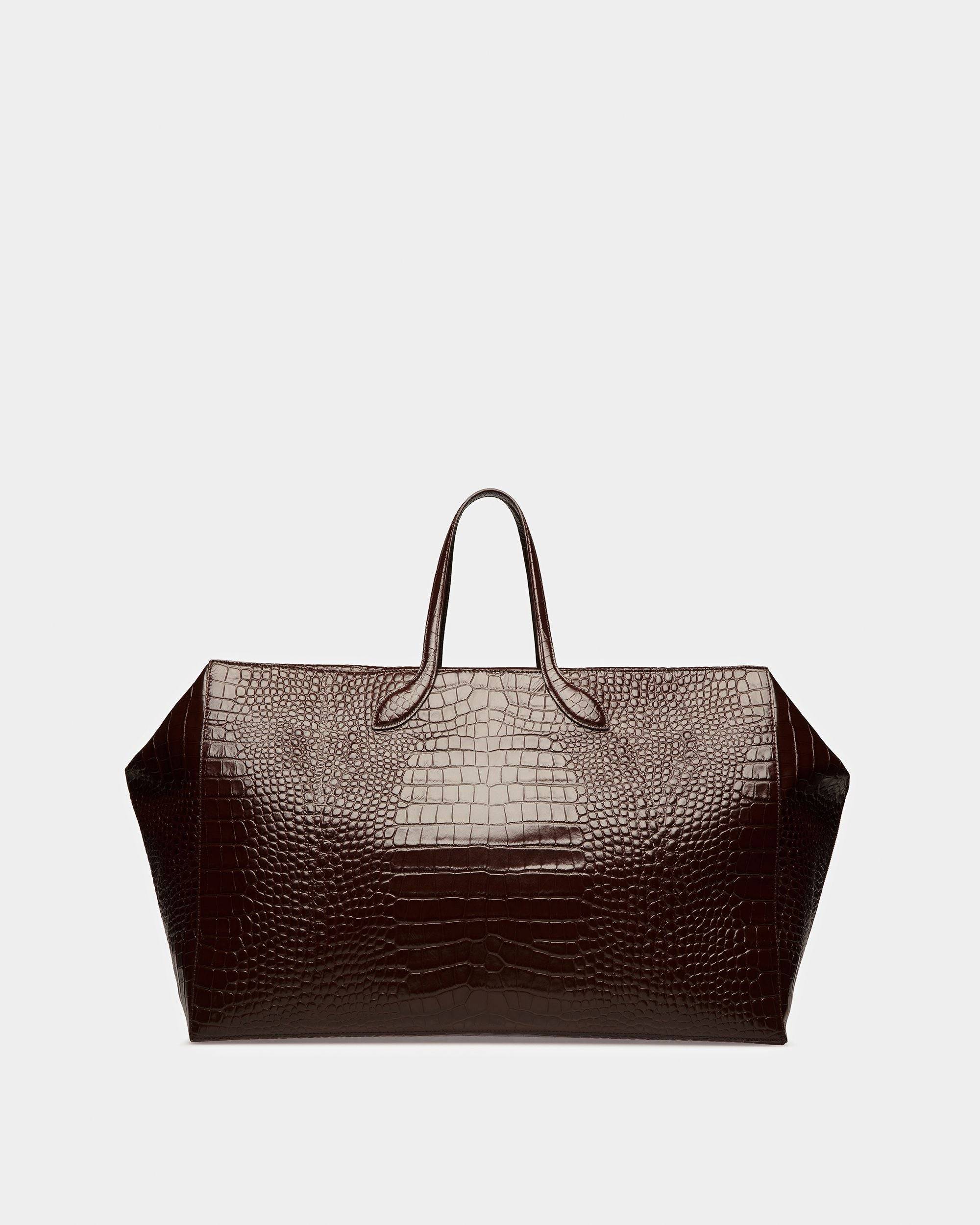 Cal Große Reisetasche Mit Krokoprägung - Bally - 01