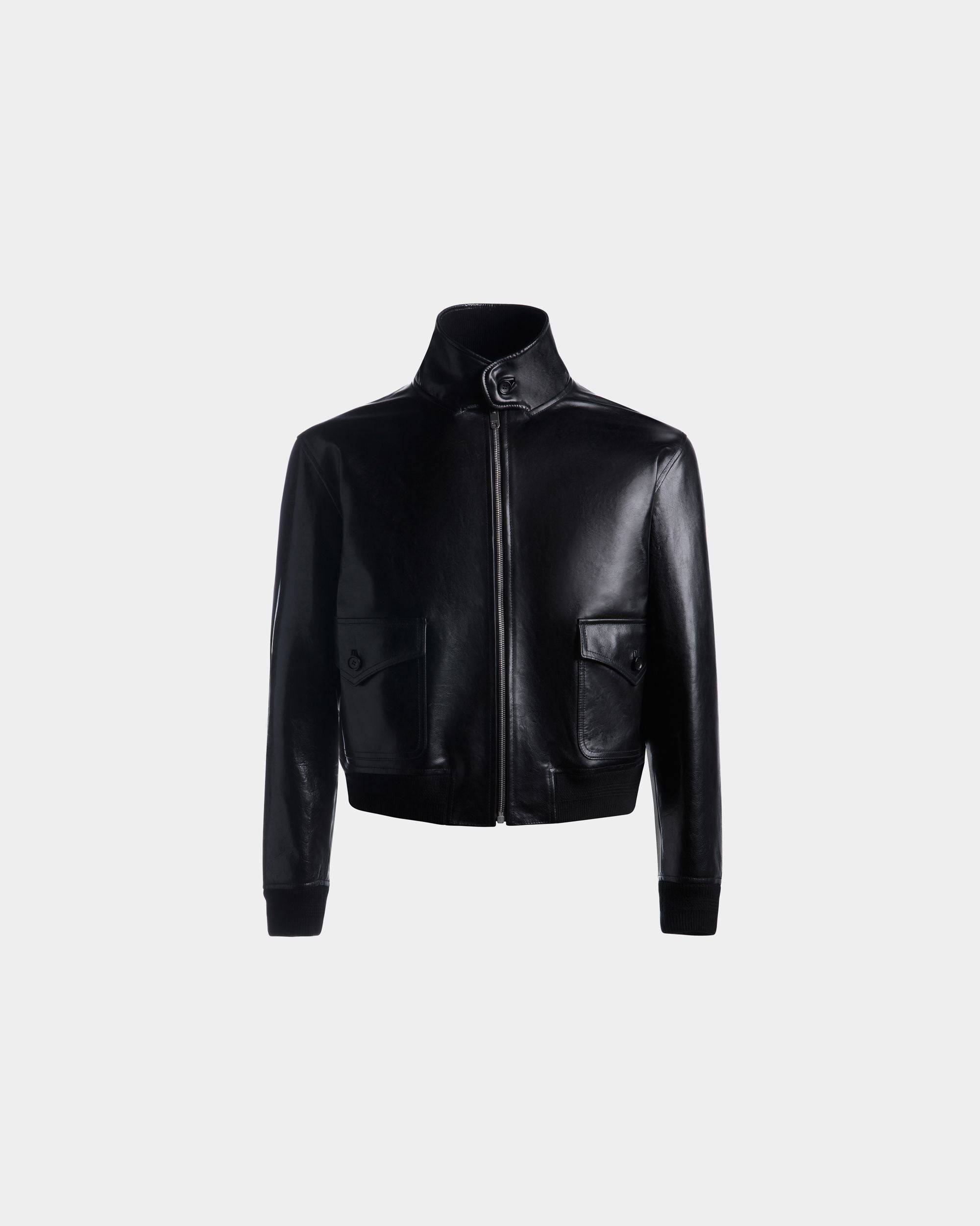 Mens leather shop front sweaters