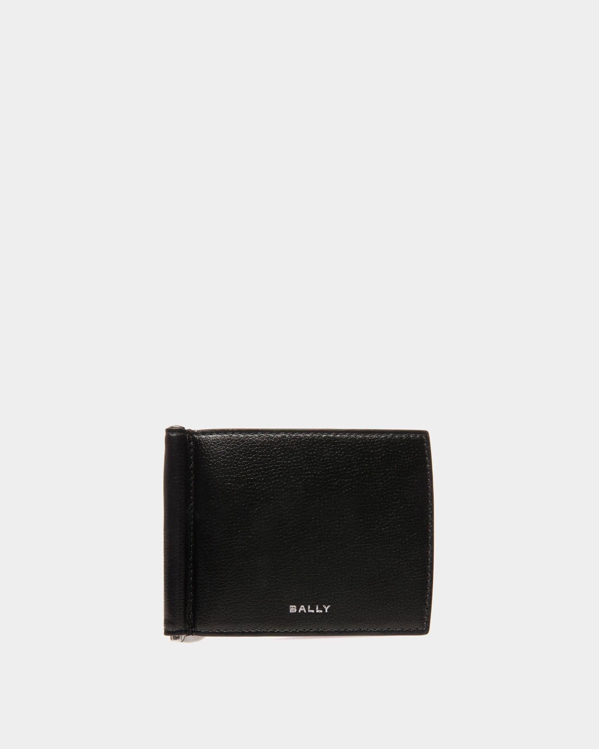 Banque Bi-fold Clip | Men's Wallets And Coin Purses | Black Leather | Bally | Still Life Front