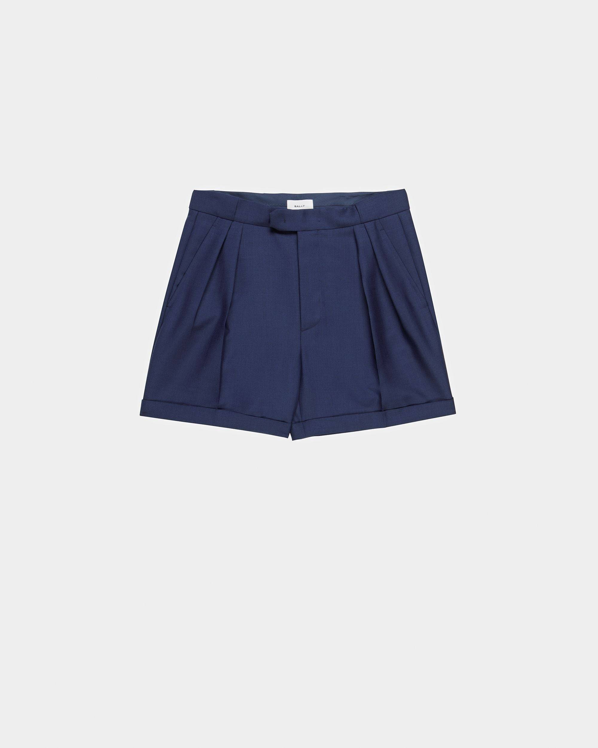 Bermuda-Shorts Aen Marineblauer Wolle - Bally - 06