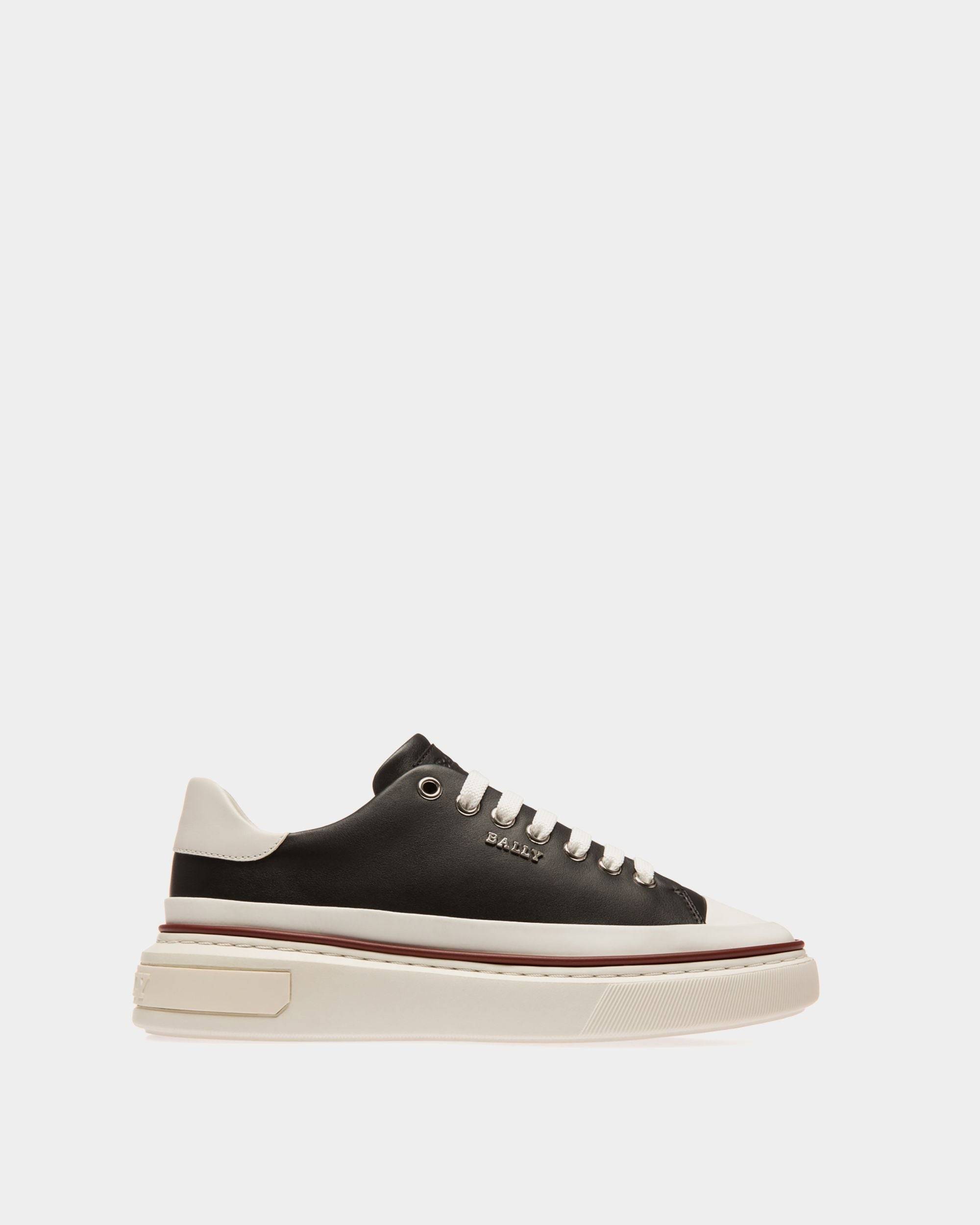 Maily Leather Sneakers In Black - Bally
