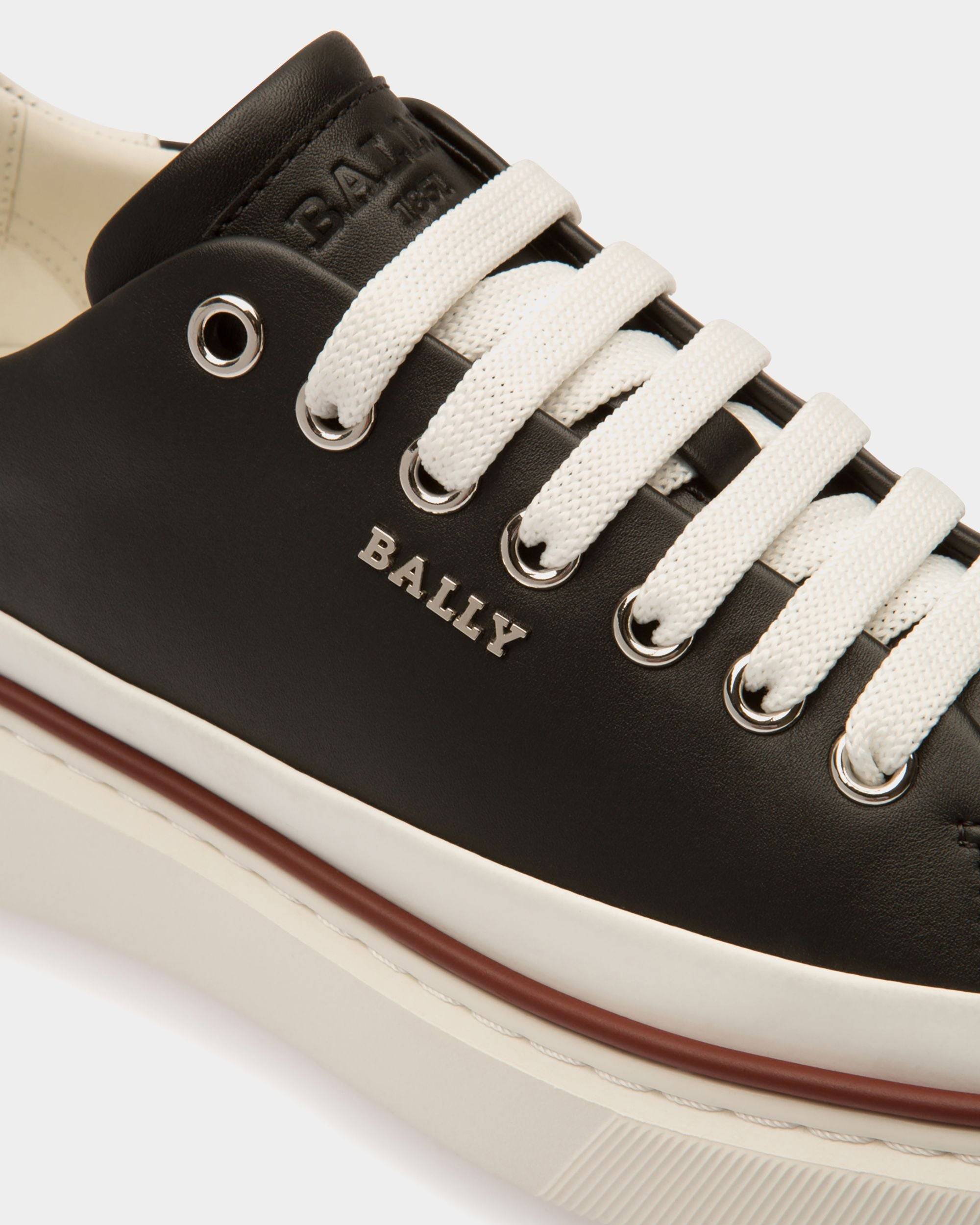 Maily Sneaker Aen Schwarzem Leder - Bally - 06