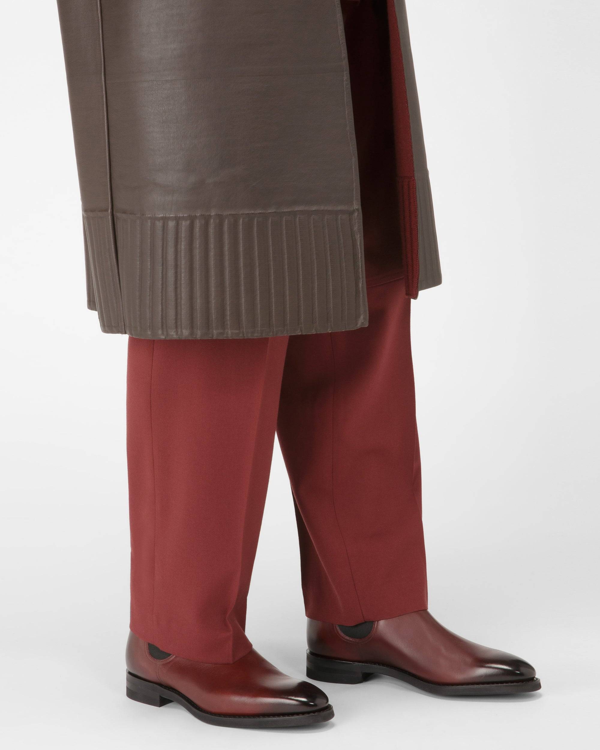 Scavone Bottes En Cuir Rouge Héritage - Bally - 02
