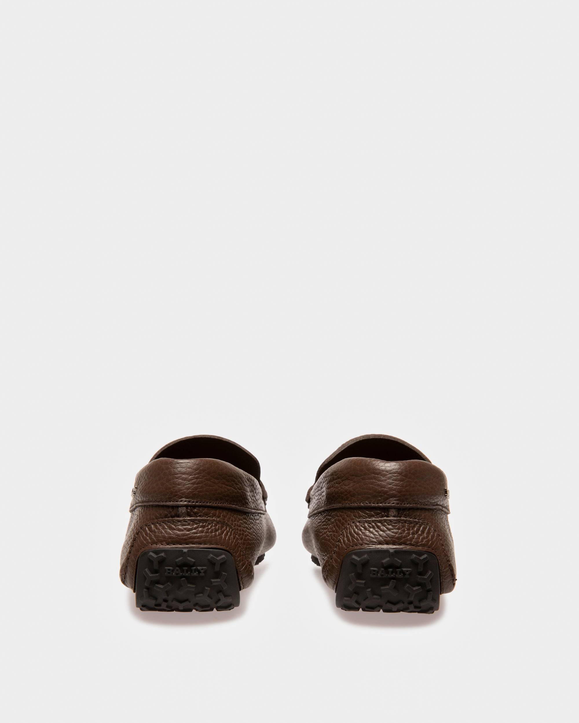 Parsal Chaensures Driver En Cuir Café - Bally - 04
