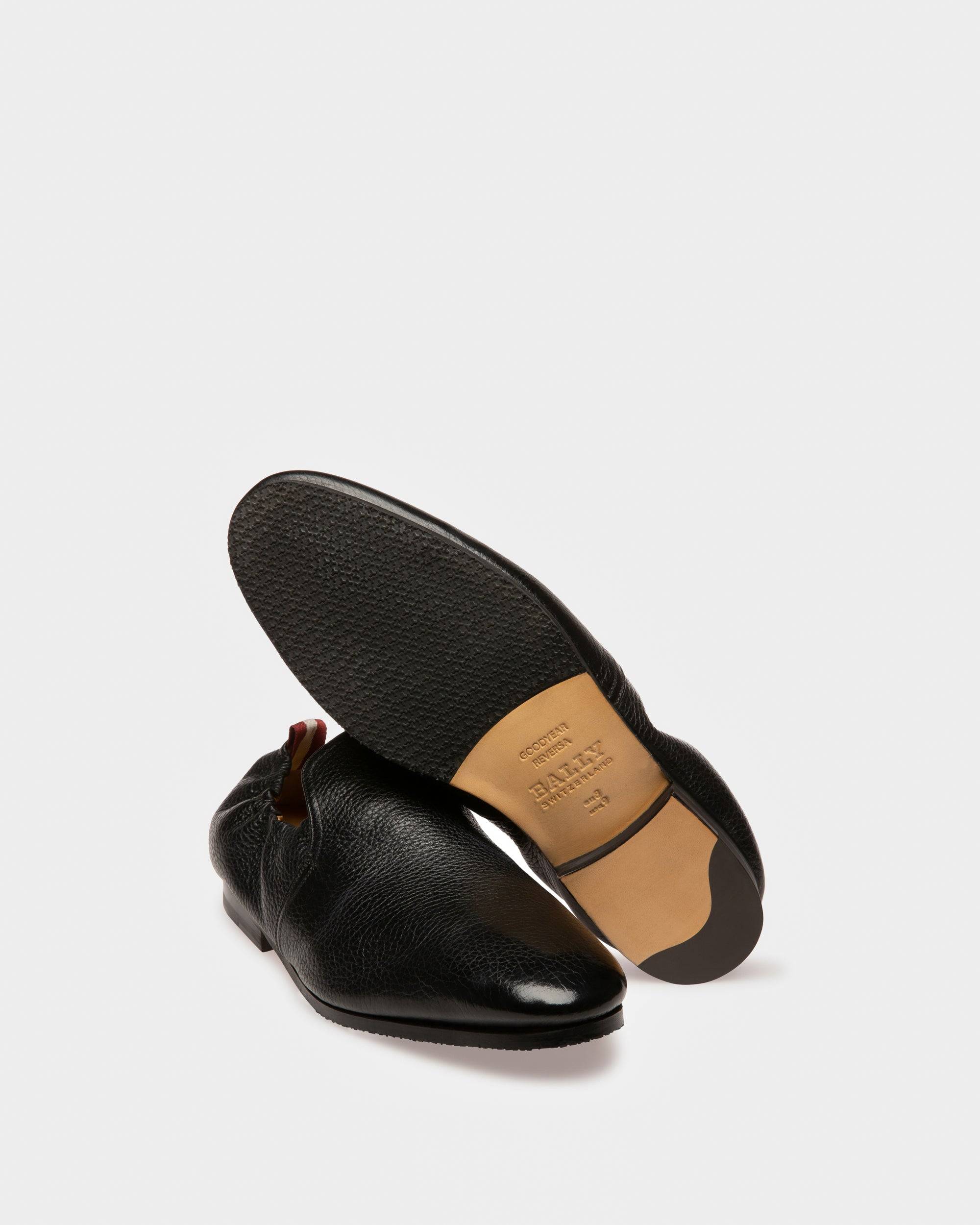 Planker Mocassins En Cuir Noir - Bally - 04