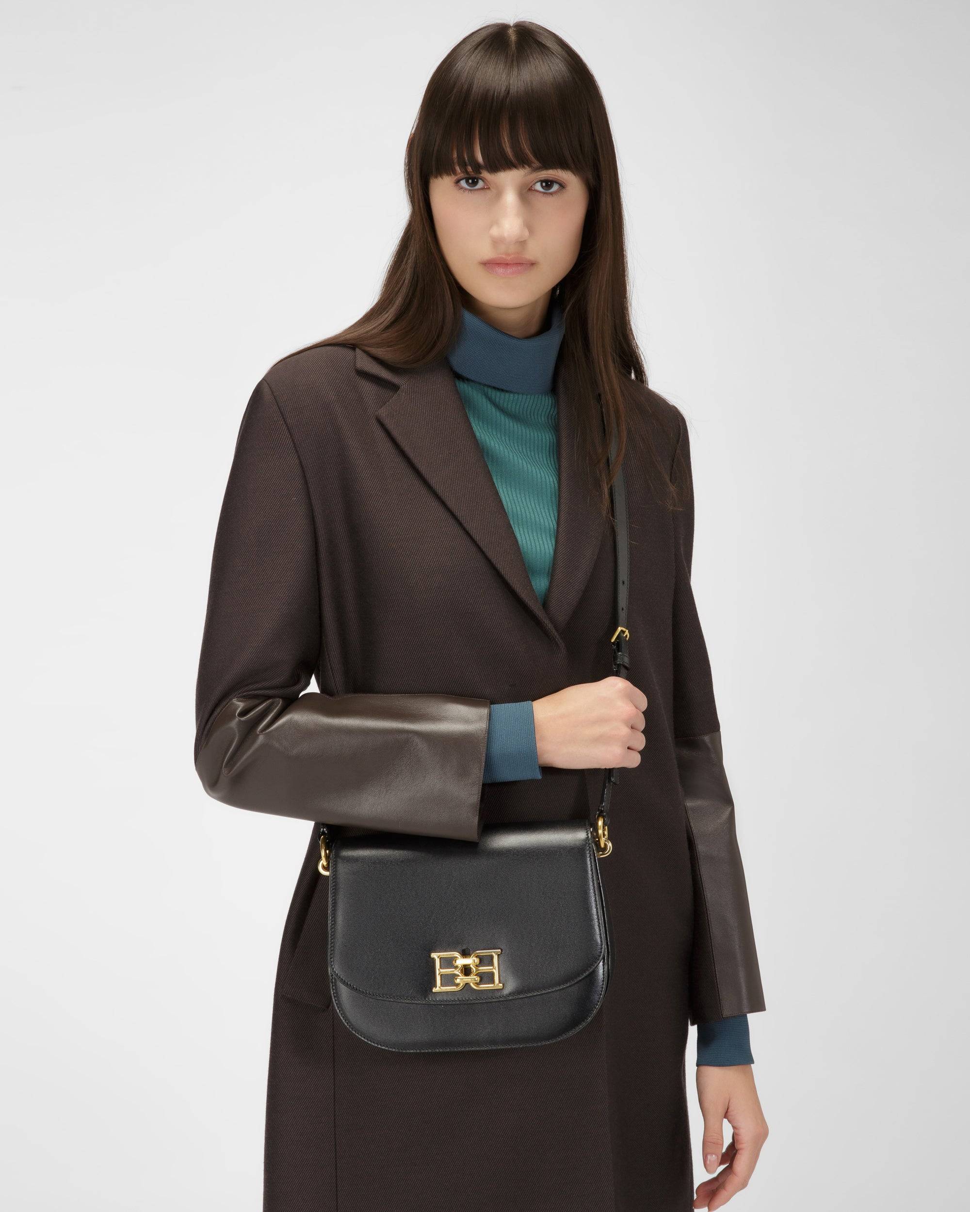 Beckie Sac Bandoulière En Cuir Noir - Bally - 01