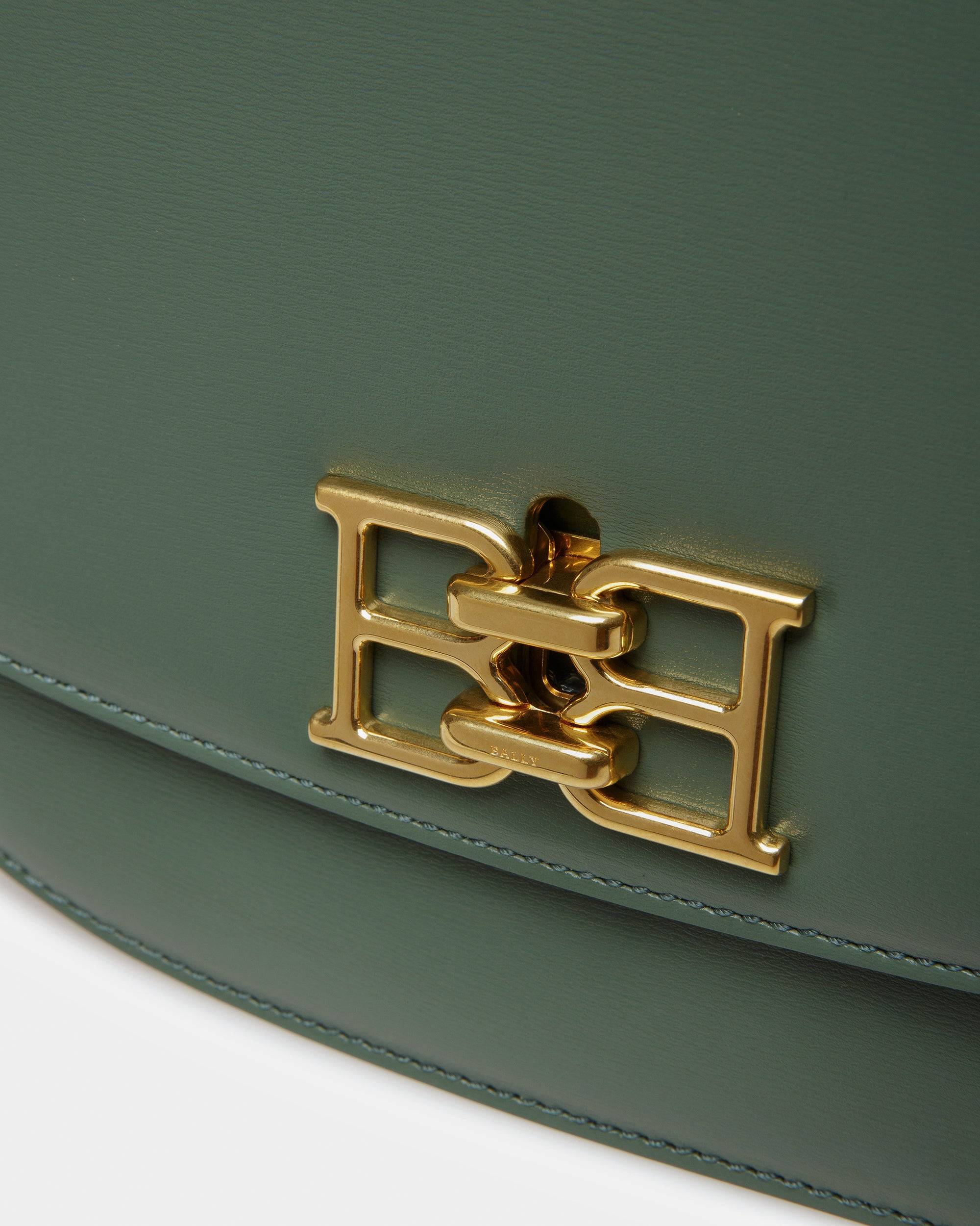 Beckie Sac À Bandoulière En Cuir Vert Sauge - Bally - 05