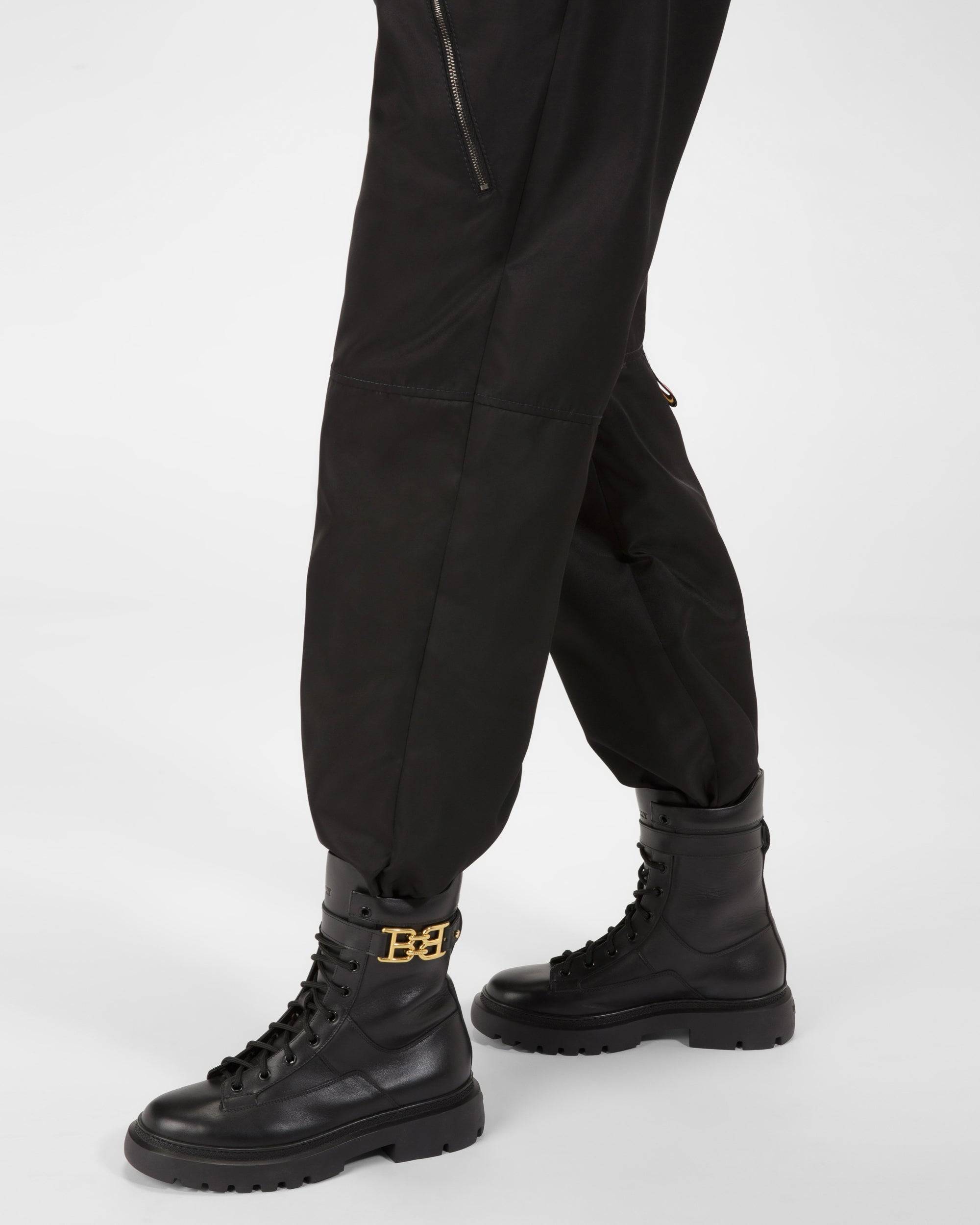 Gioele Bottes En Cuir Noir - Bally - 03