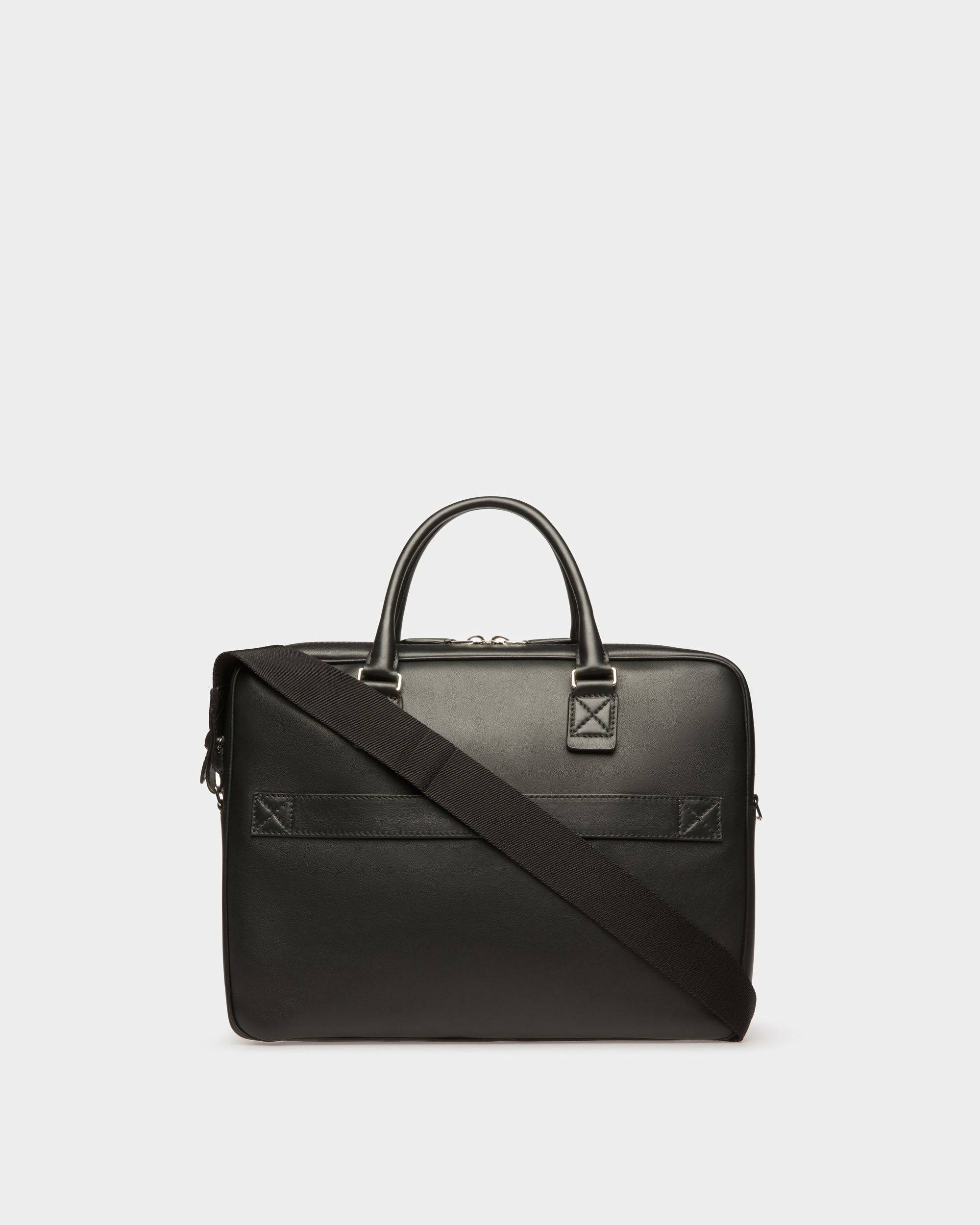 Hesines Sac Professionnel En Cuir Noir Et Vert - Bally - 02
