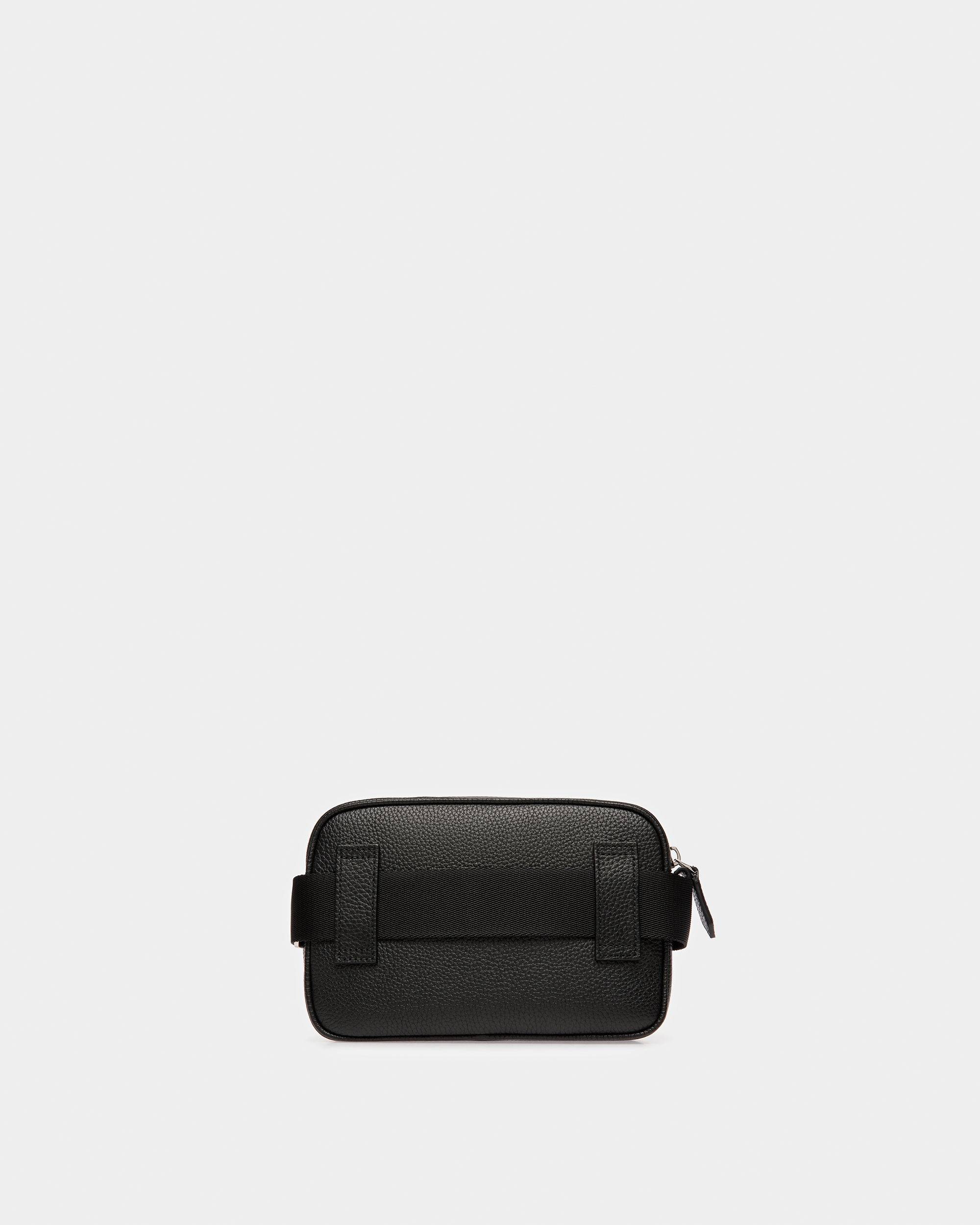 Hal Sac À Bandoulière En Cuir Noir Et Palladium - Bally - 07