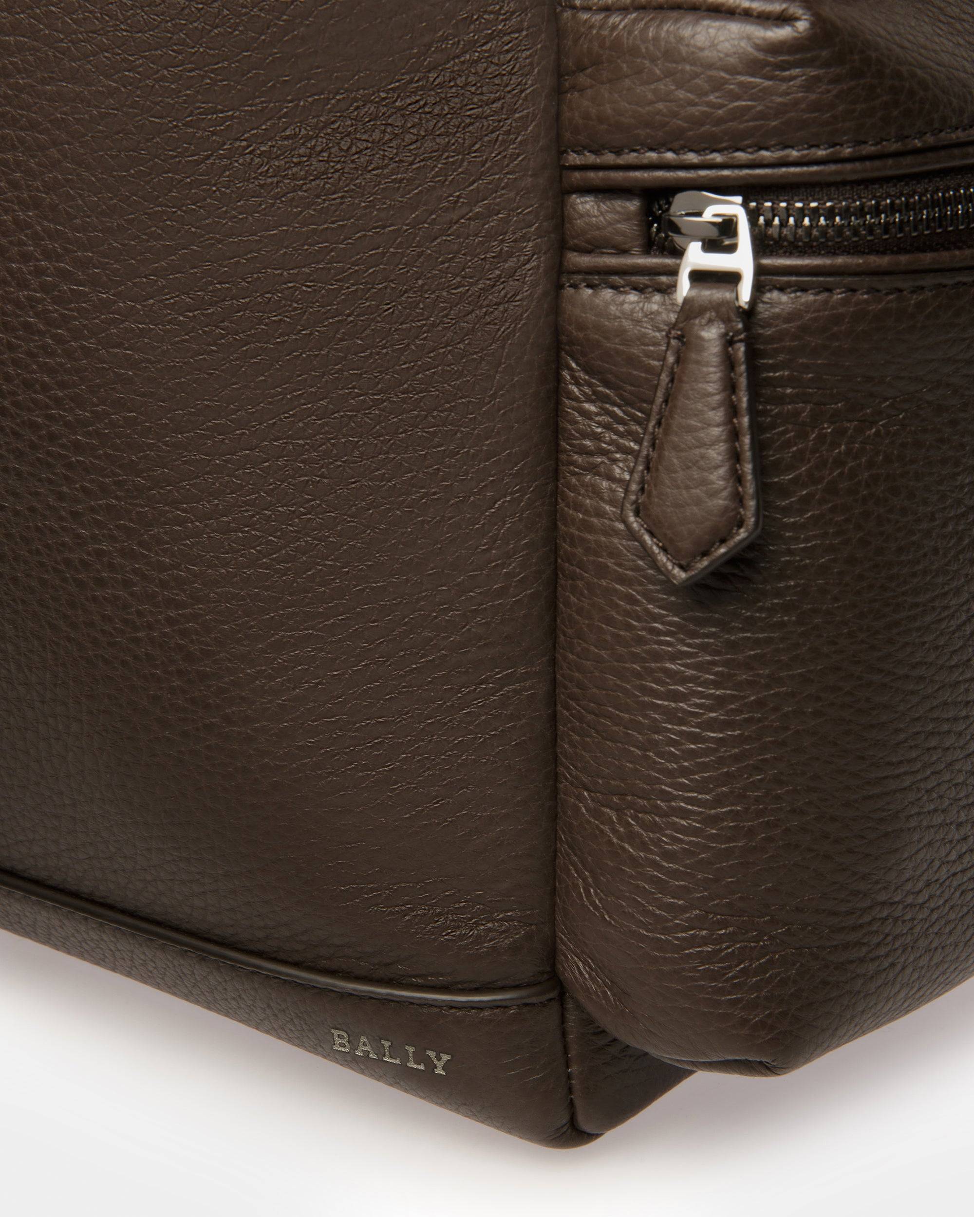 Cliford Sac À Dos En Cuir Brun Ébène - Bally - 08
