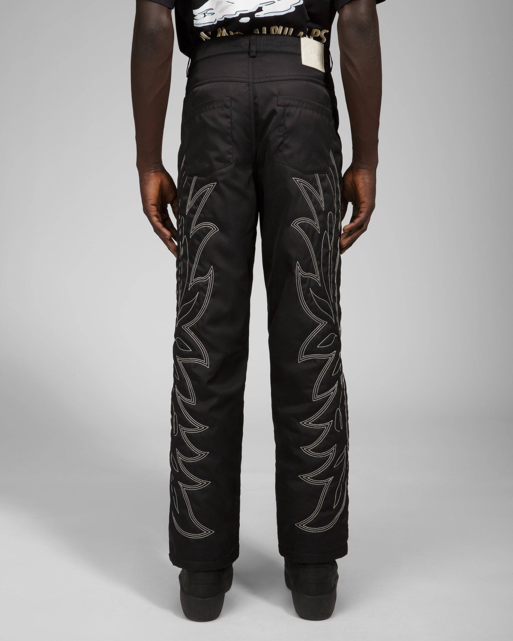 Pantalon En Nylon Recyclé Noir          - Bally - 04