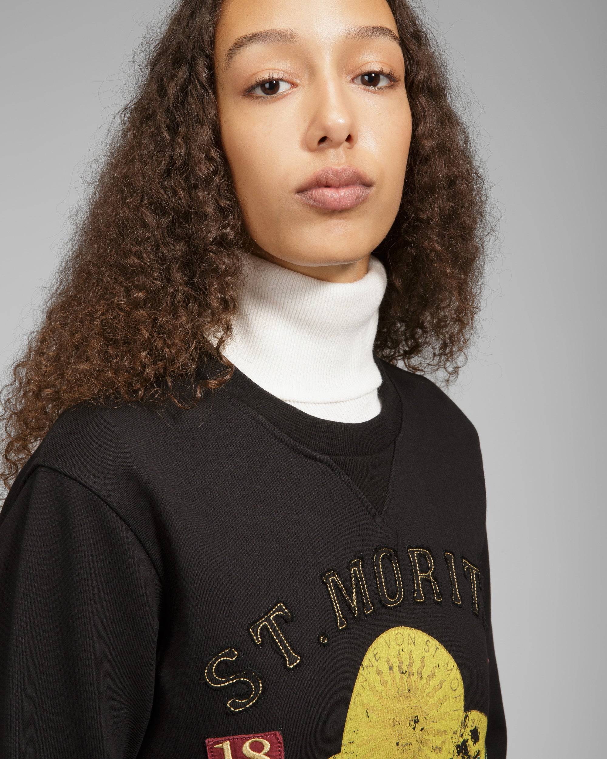 Sweat-Shirt En Coton Noir           - Bally - 05