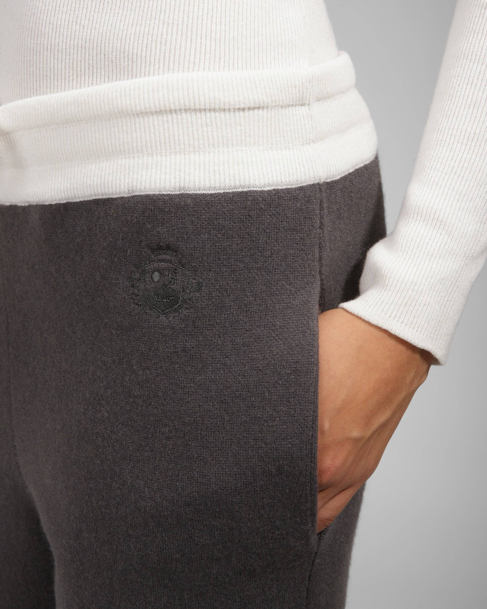 Pantalon De Jogging En Cachemire Gris           - Bally - 04