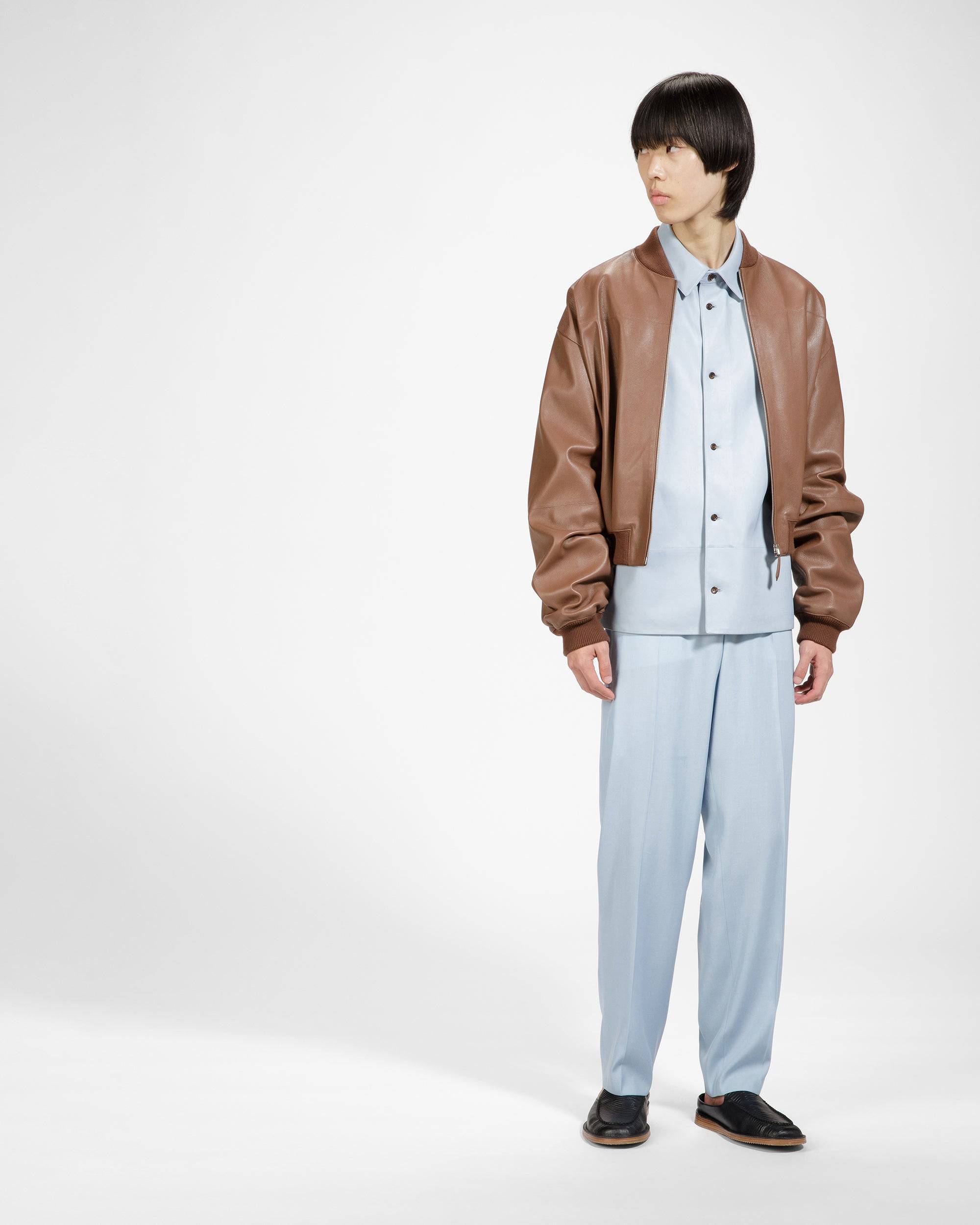 Haut En Cuir Bleu Clair          - Bally - 04