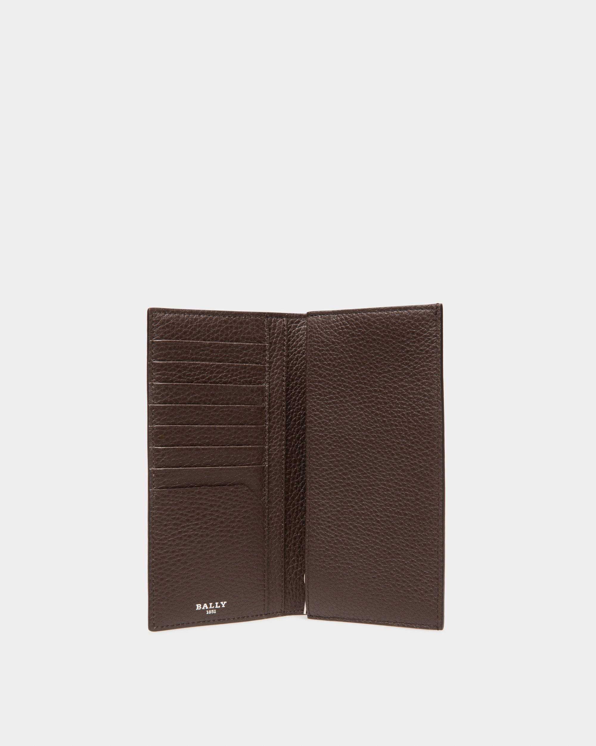Scaliro Portefeuille Continental En Cuir Marron Ébène - Bally - 03