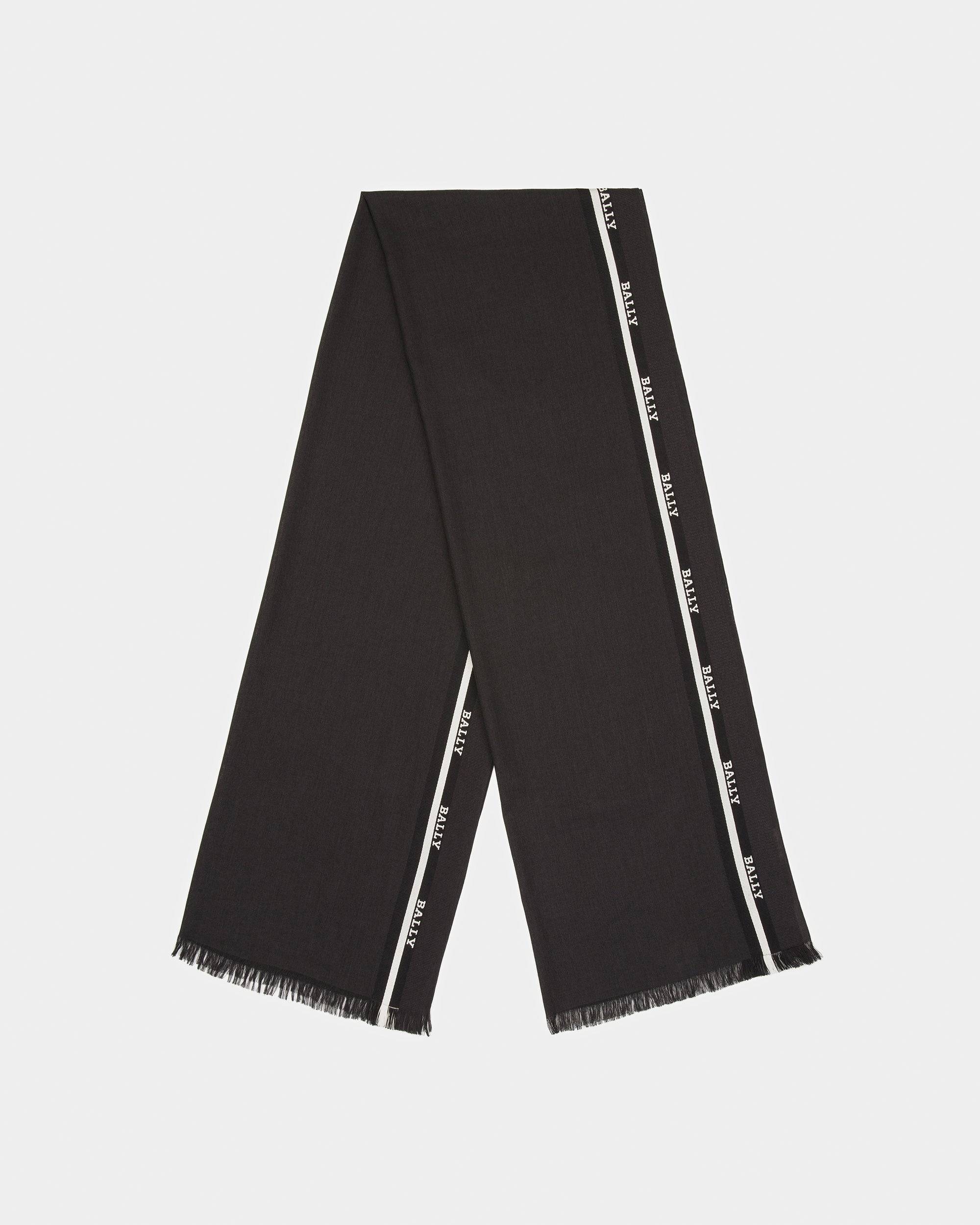 Écharpe En Jacquard Noir           - Bally - 01