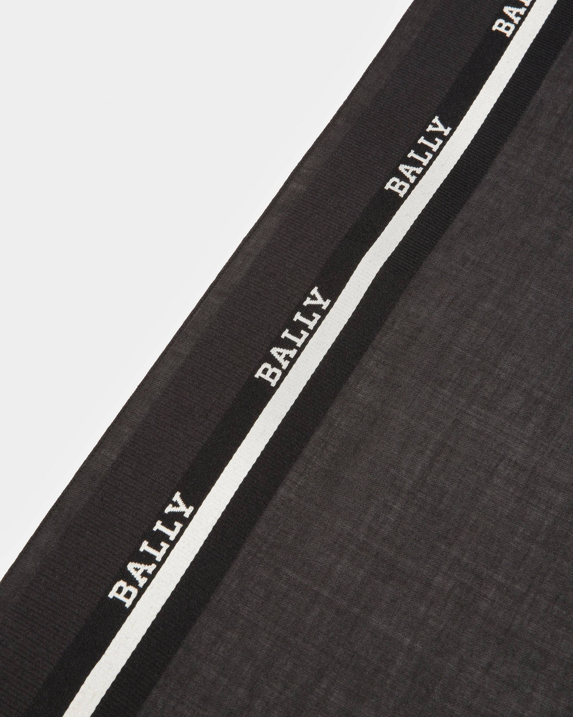 Écharpe En Jacquard Noir           - Bally - 02