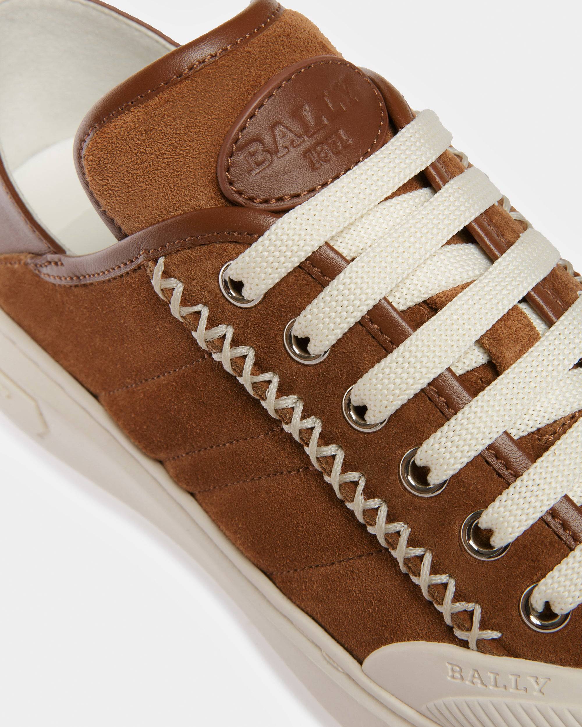 Marily Sneakers En Daim Marron - Bally - 06