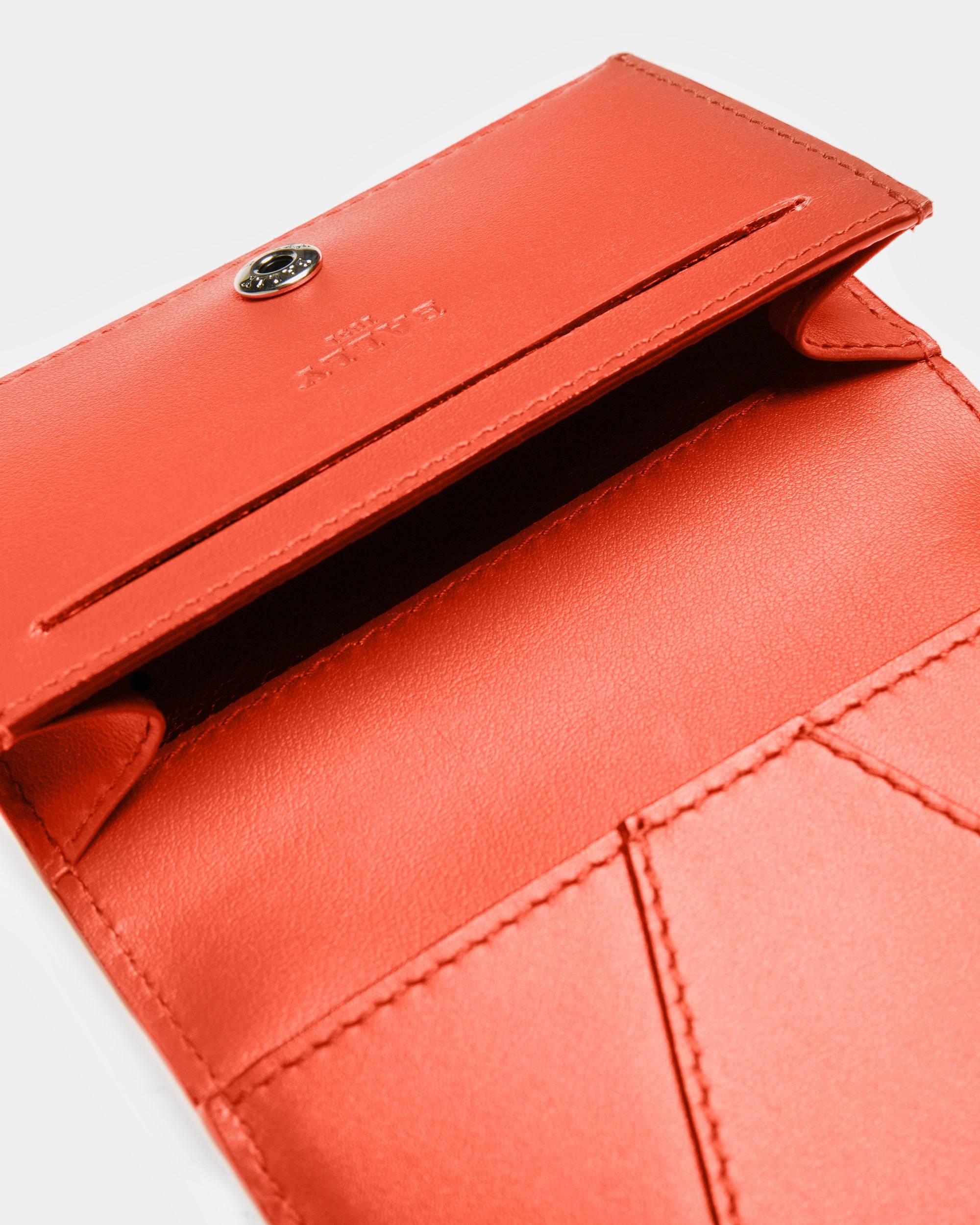 Annye Porte-Cartes De Visite En Cuir Orange - Bally - 04