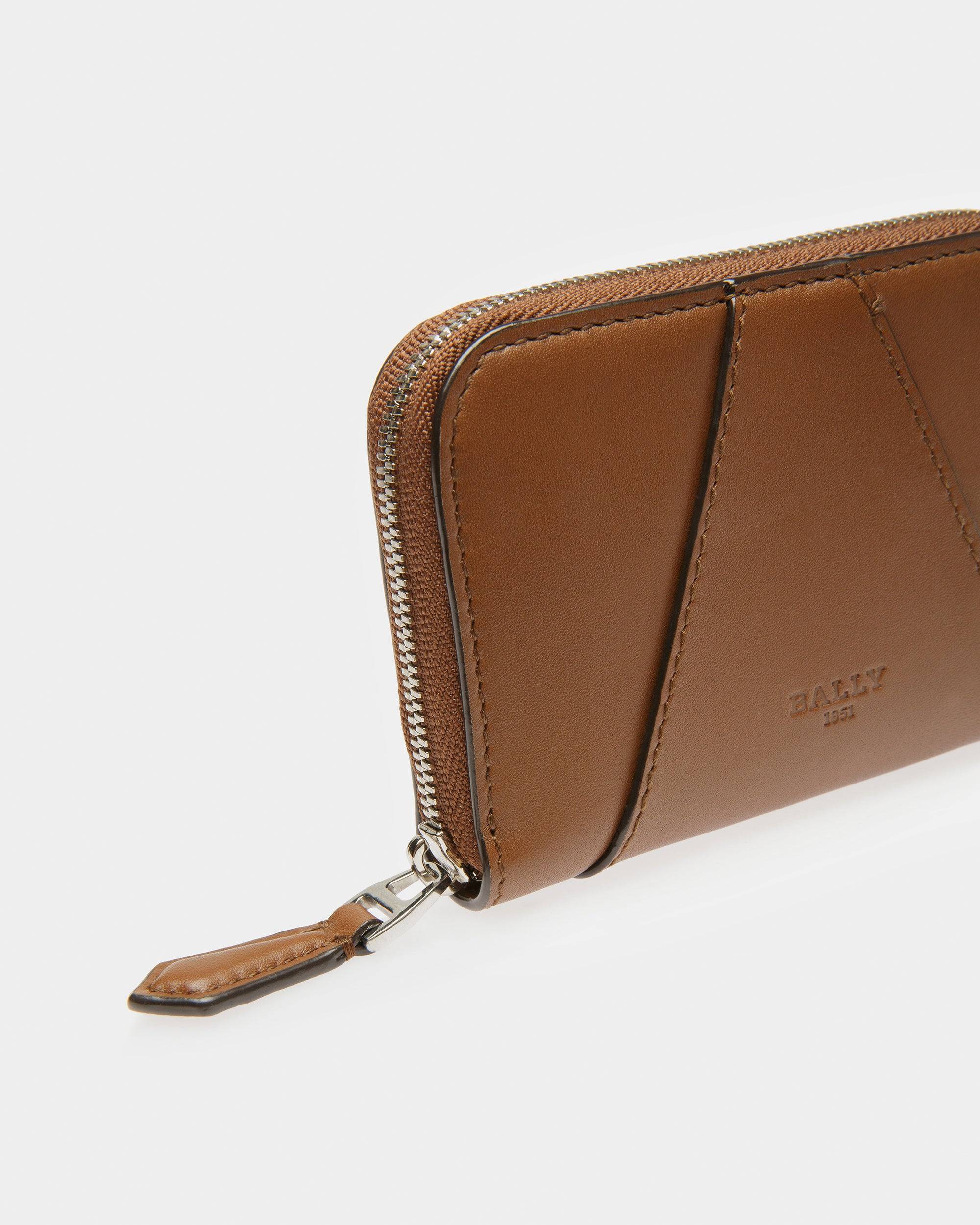 Angye Portefeuille En Cuir Marron - Bally - 04