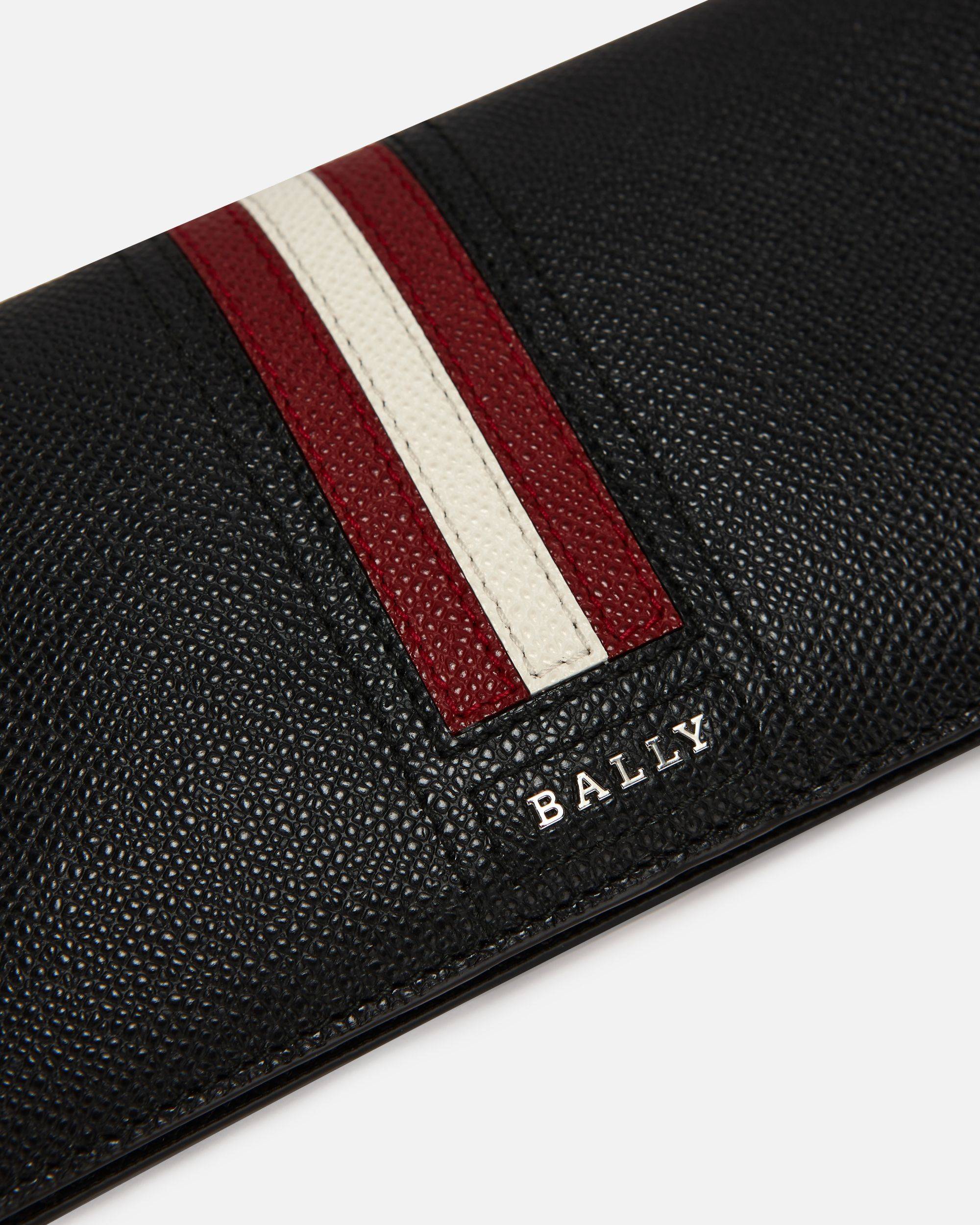 Men's Taliro Leather Continental Wallet In Black | Bally