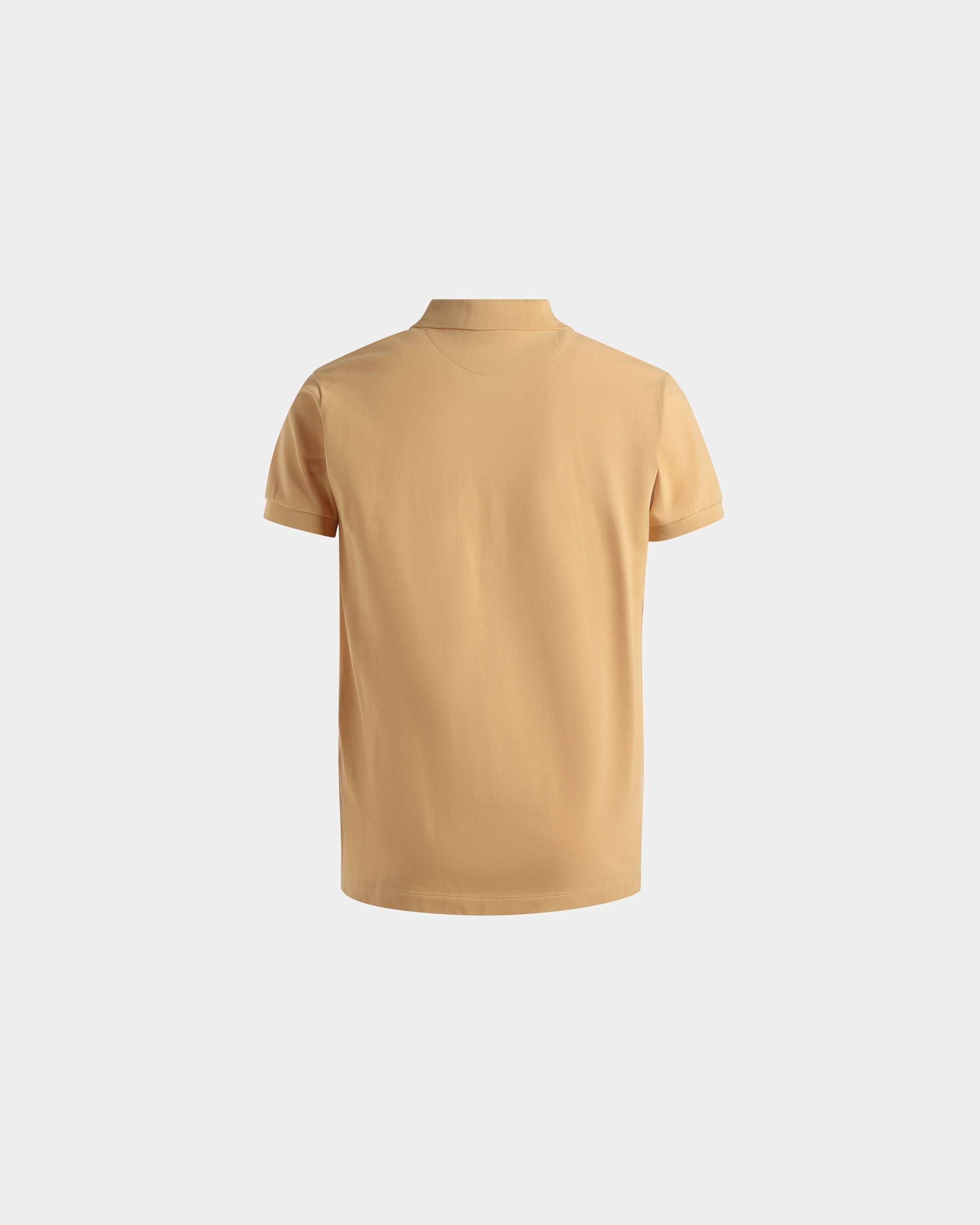 Emblem Poloshirt | Poloshirt für Herren | Cremefarbene Baumwolle | Bally | Still Life Rückseite