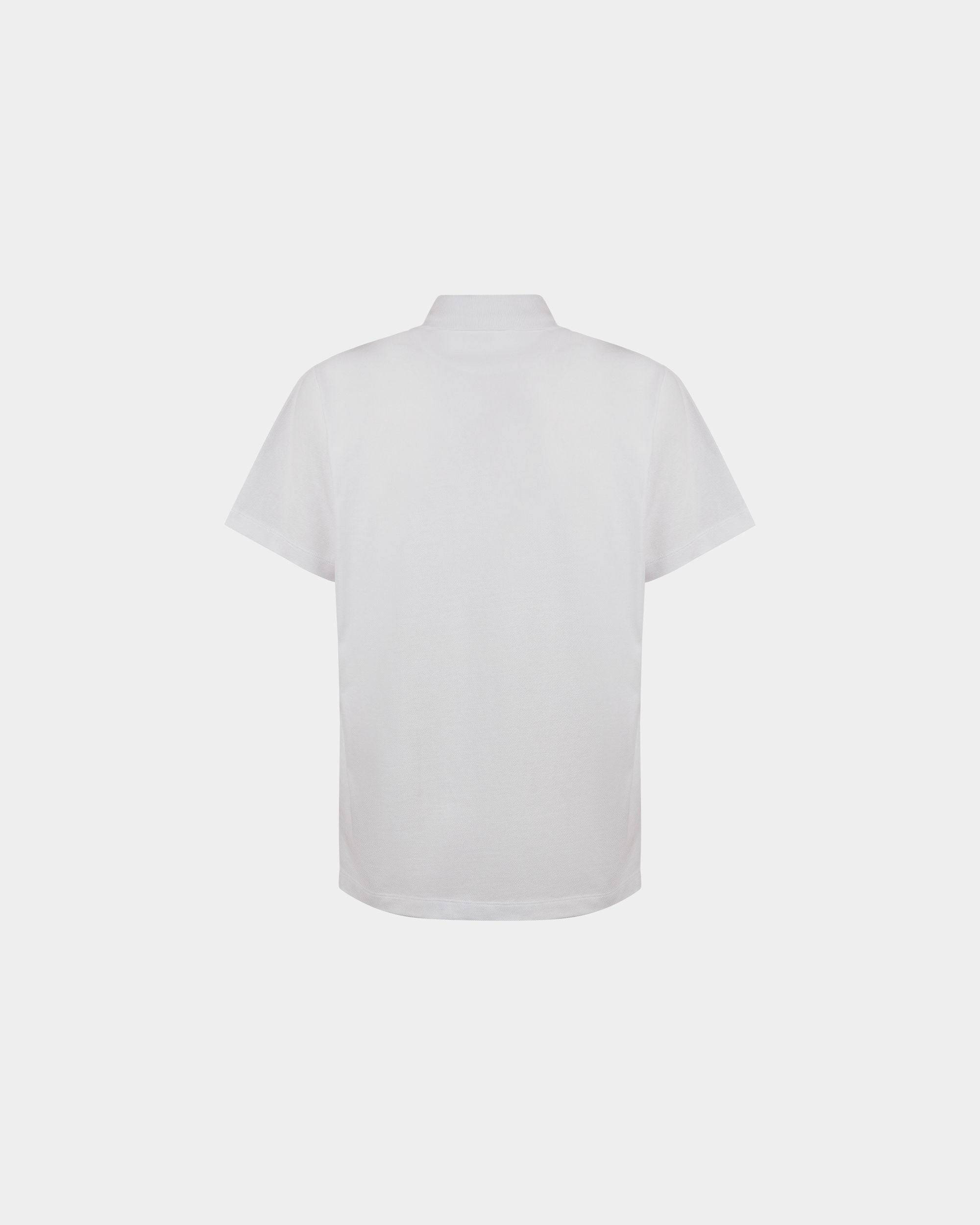 Poloshirt für Herren aus weißer Baumwolle | Bally | Still Life Rückseite