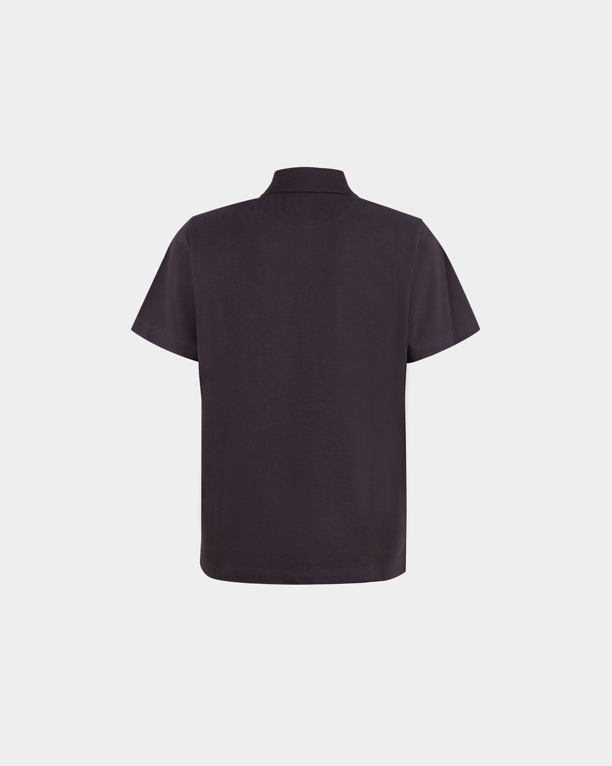 Poloshirt für Herren aus marineblauer Baumwolle | Bally | Still Life Rückseite
