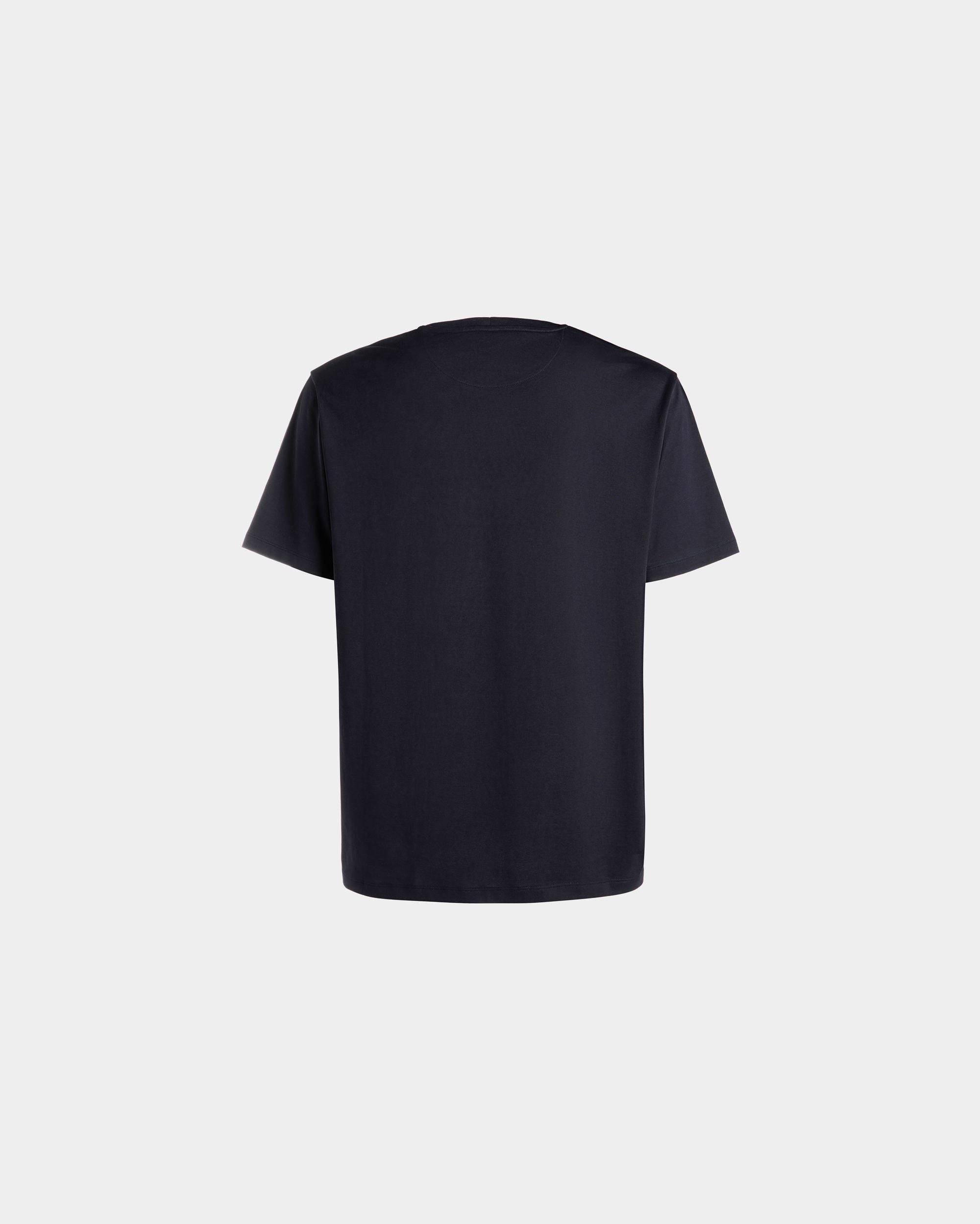 Summer Capsule T-Shirt Aus Baumwolle In Marineblau - Herren - Bally - 03
