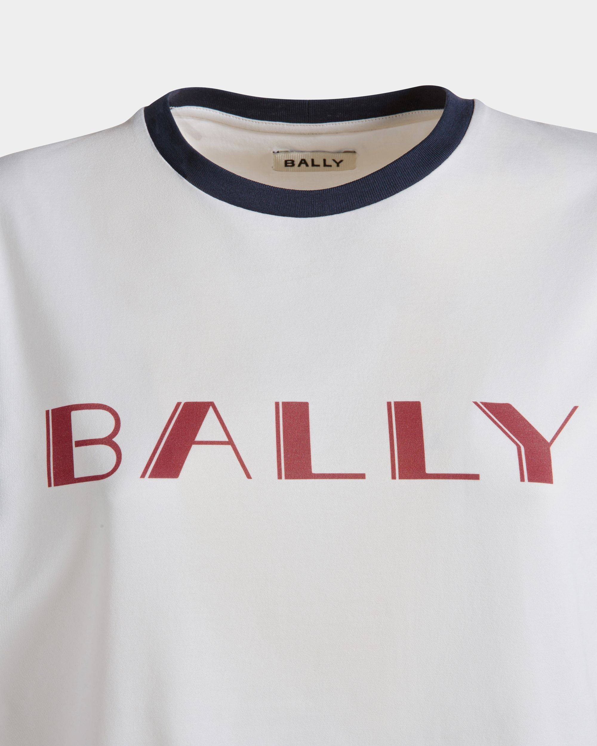 Summer Capsule T-Shirt Aus Weißer Baumwolle - Damen - Bally - 02