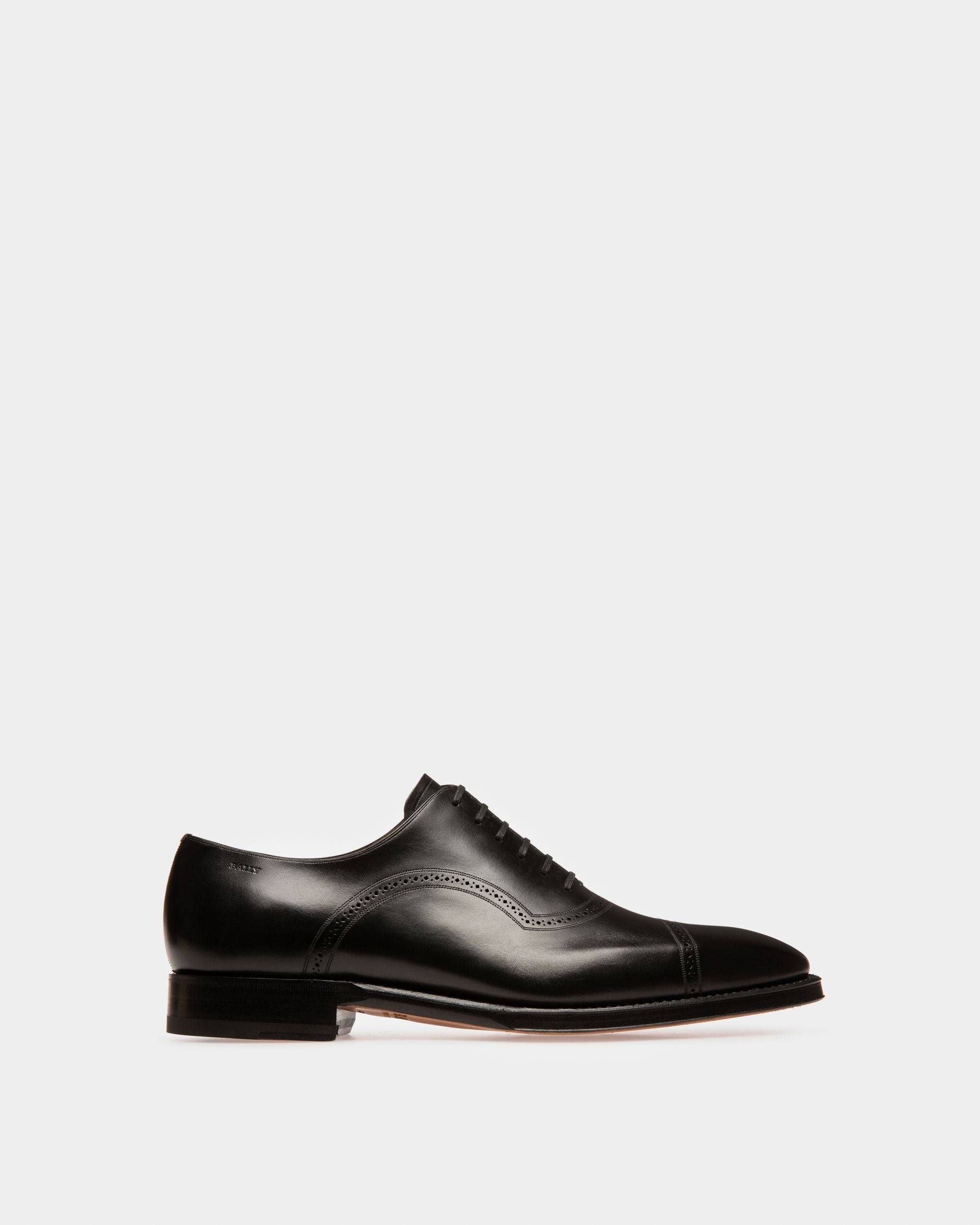 Scanio Men's Leather Oxford Lace-Up Shoe In Black - Men's - Bally