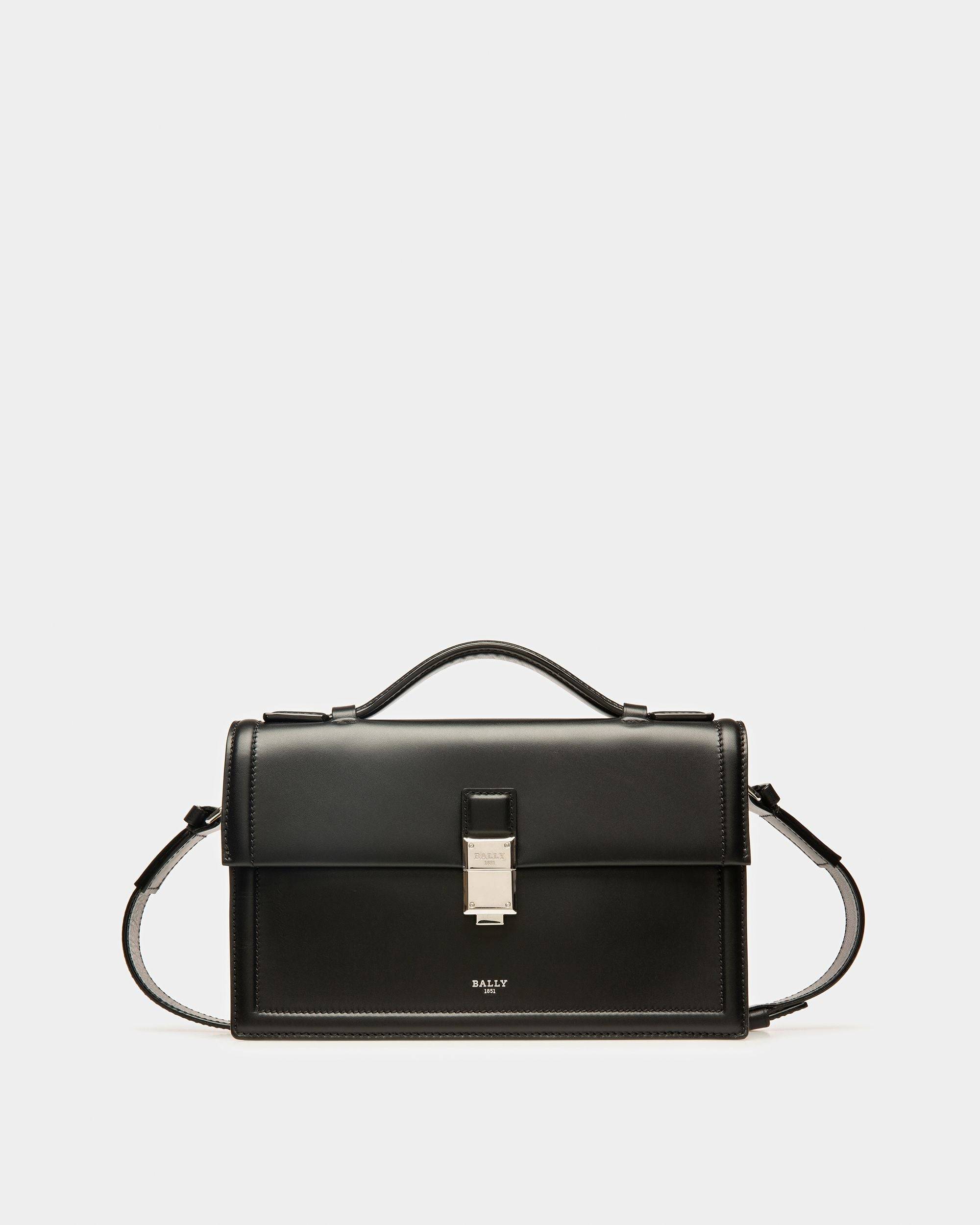 Scrinio Leather Cross-Body Bag In Black - Bally - 01