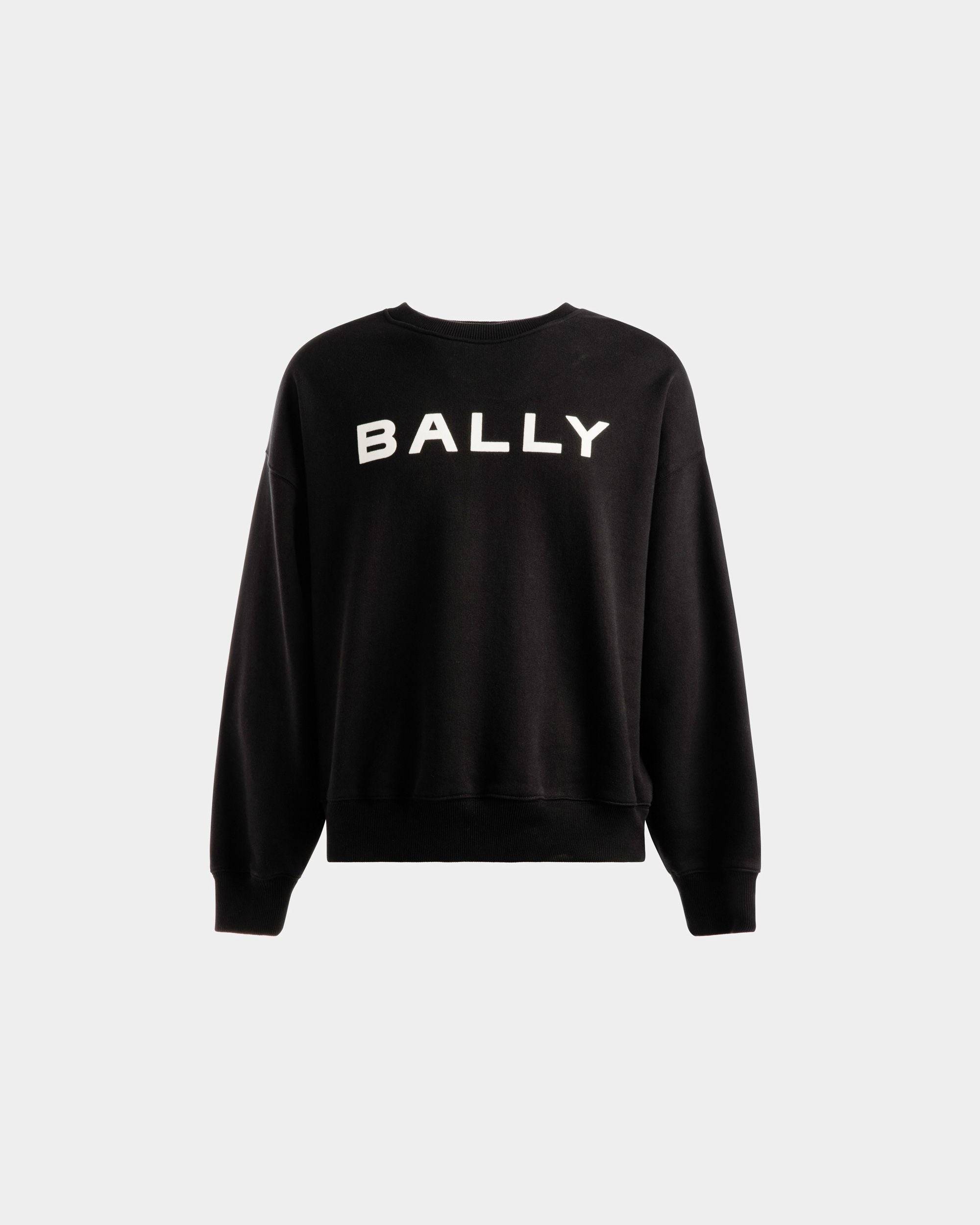 Logo Sweatshirt Men s Sweatshirt Black Cotton Bally