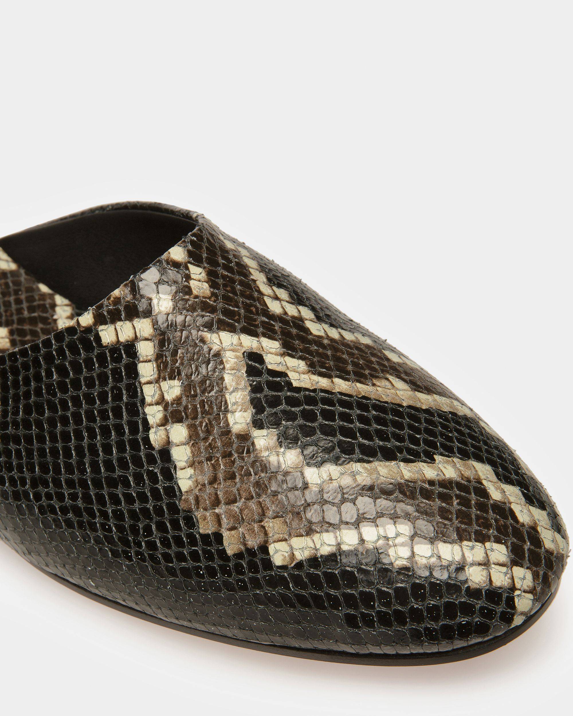 San Fernando Slippers In Python Print - Bally - 05