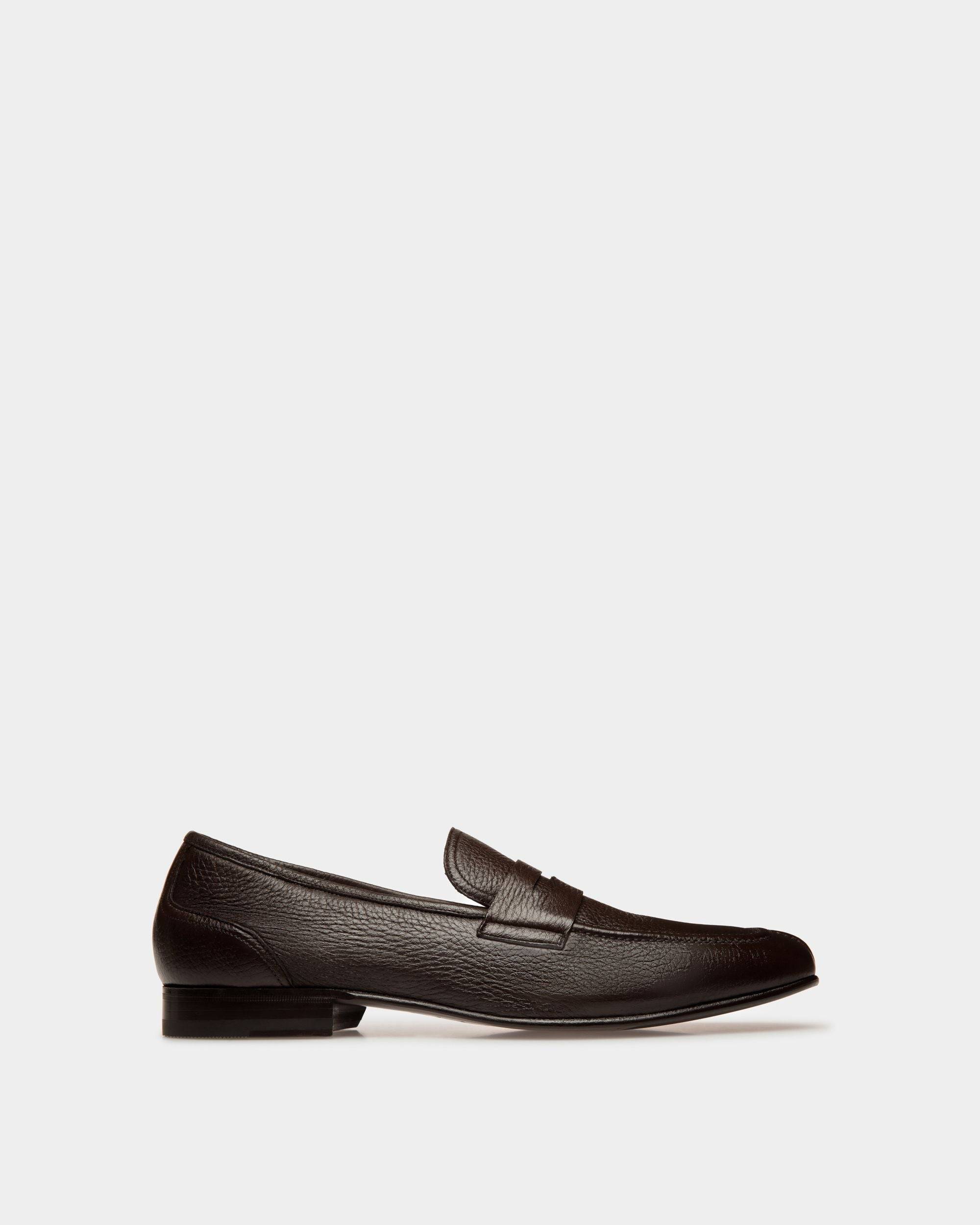Suisse Loafers In Brown Leather - Men's - Bally