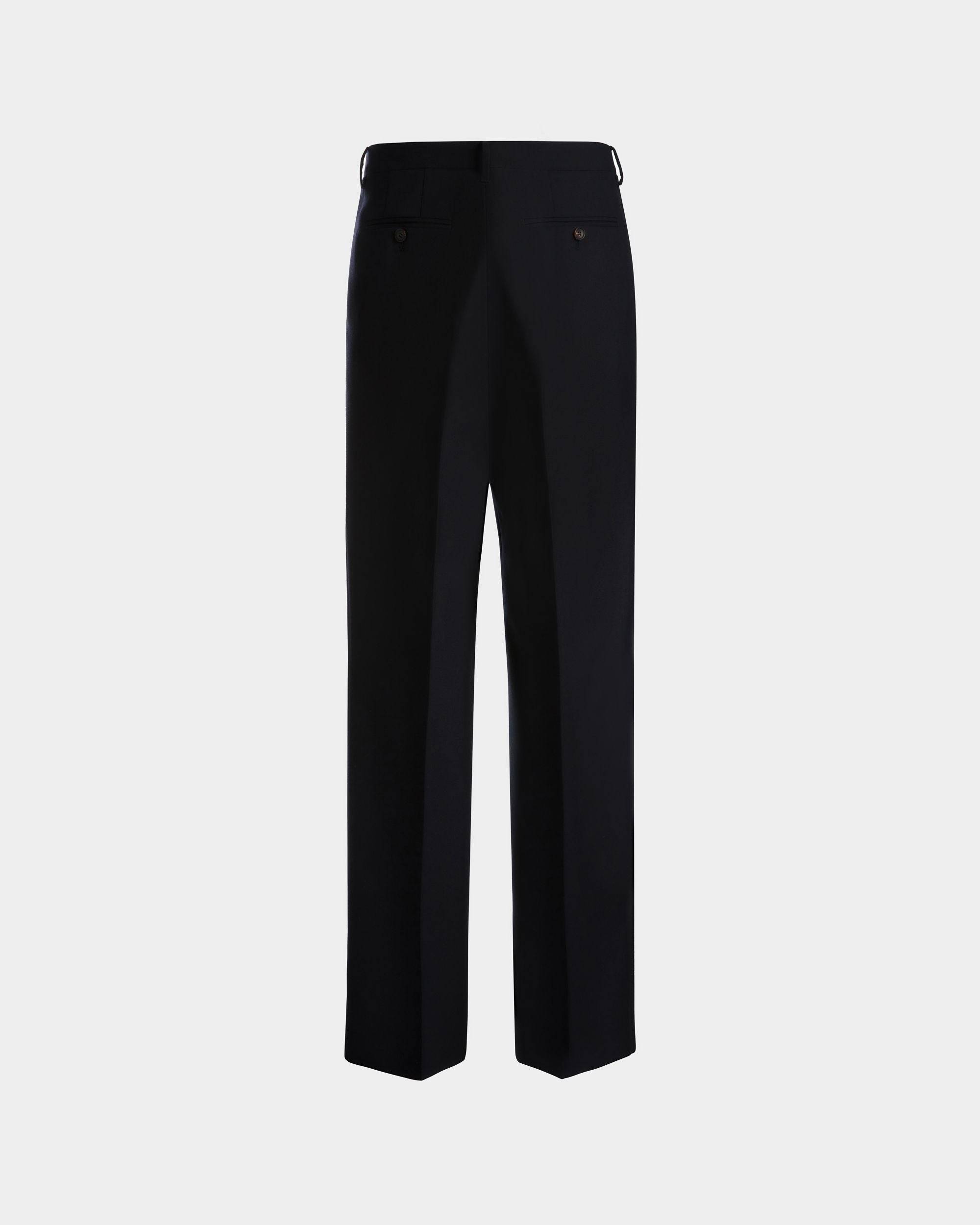 Wool-blend pants