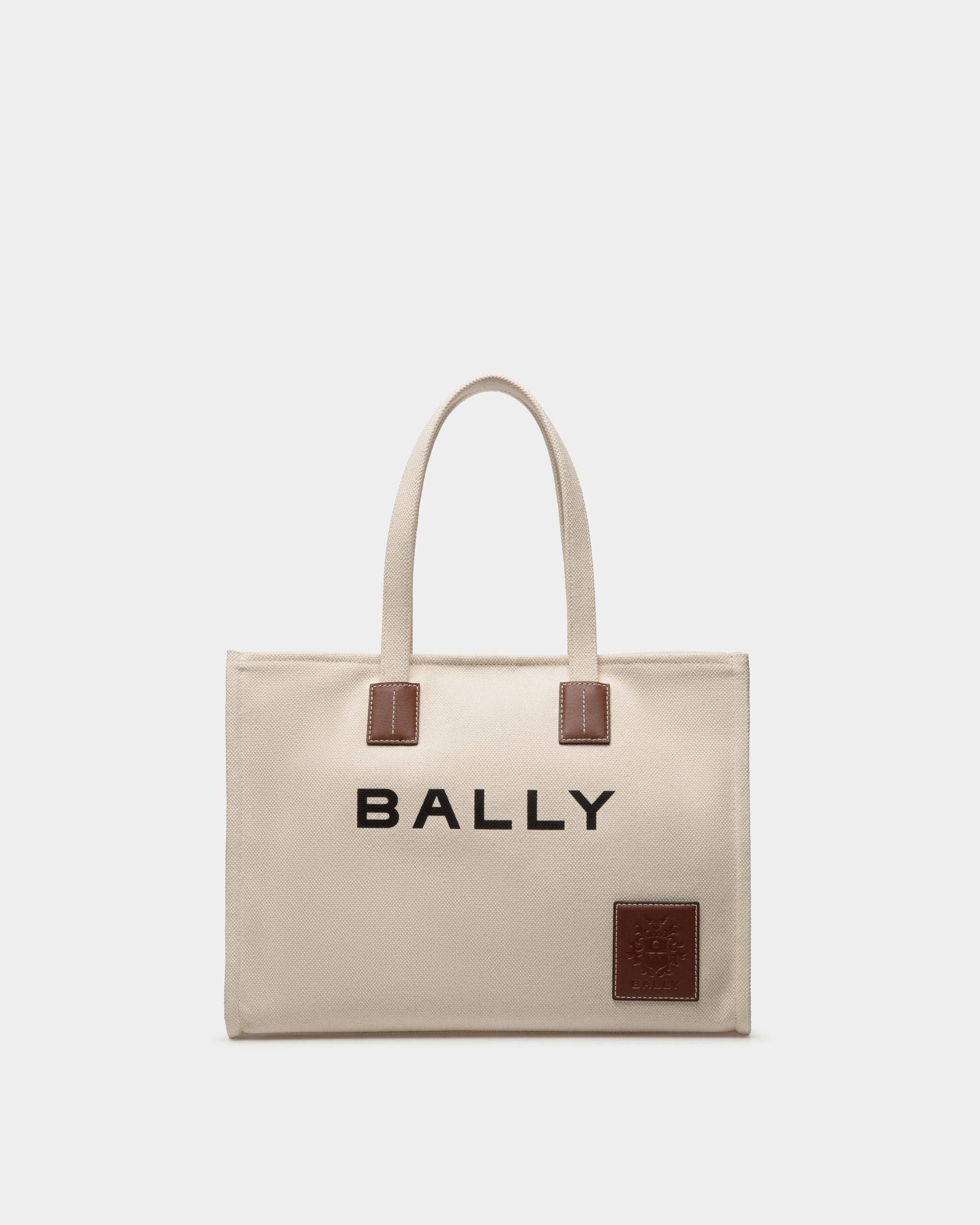Women's Akelei Tote Bag in Canvas | Bally | Still Life Front