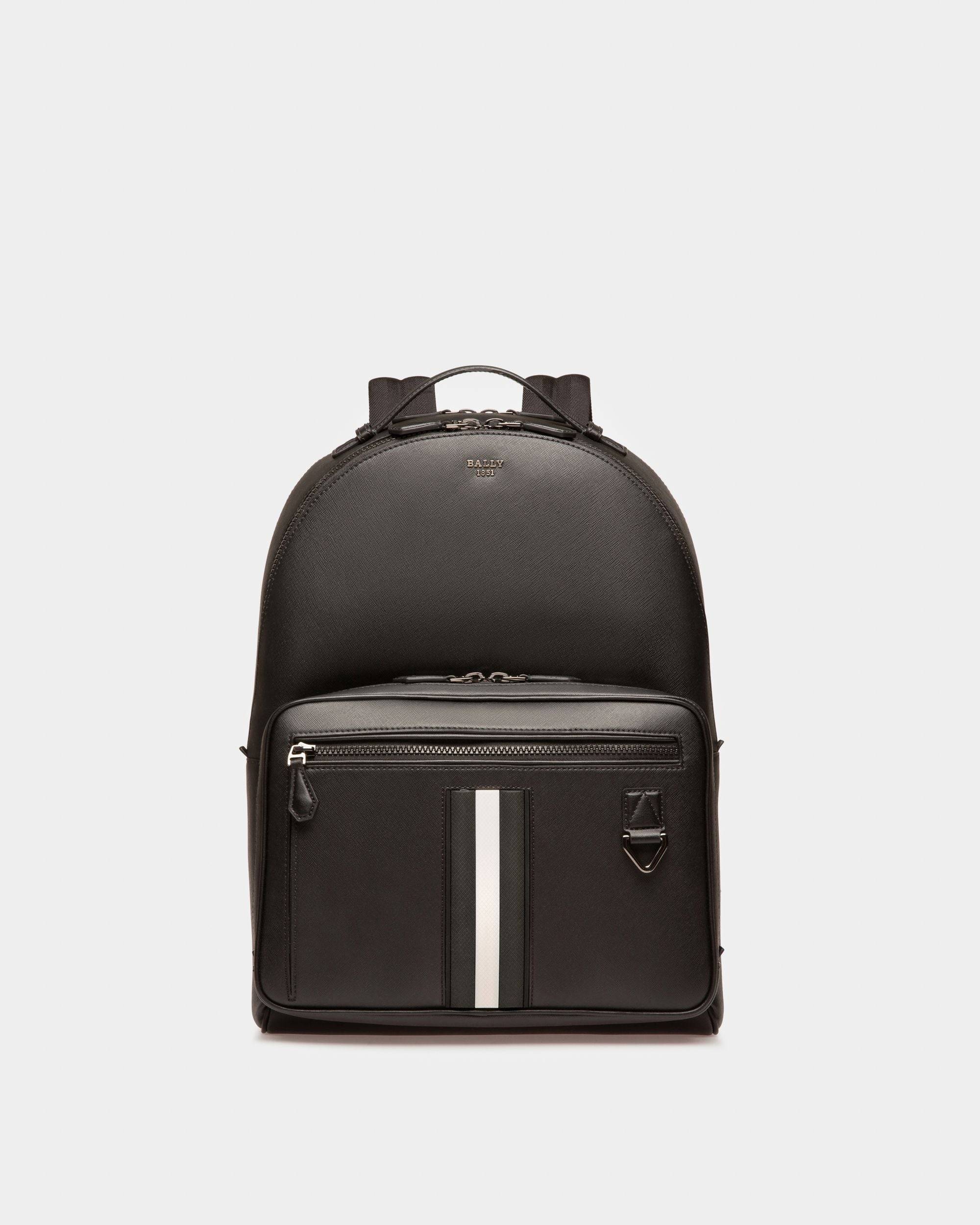Mavrick Men s Backpack Black Leather Bally