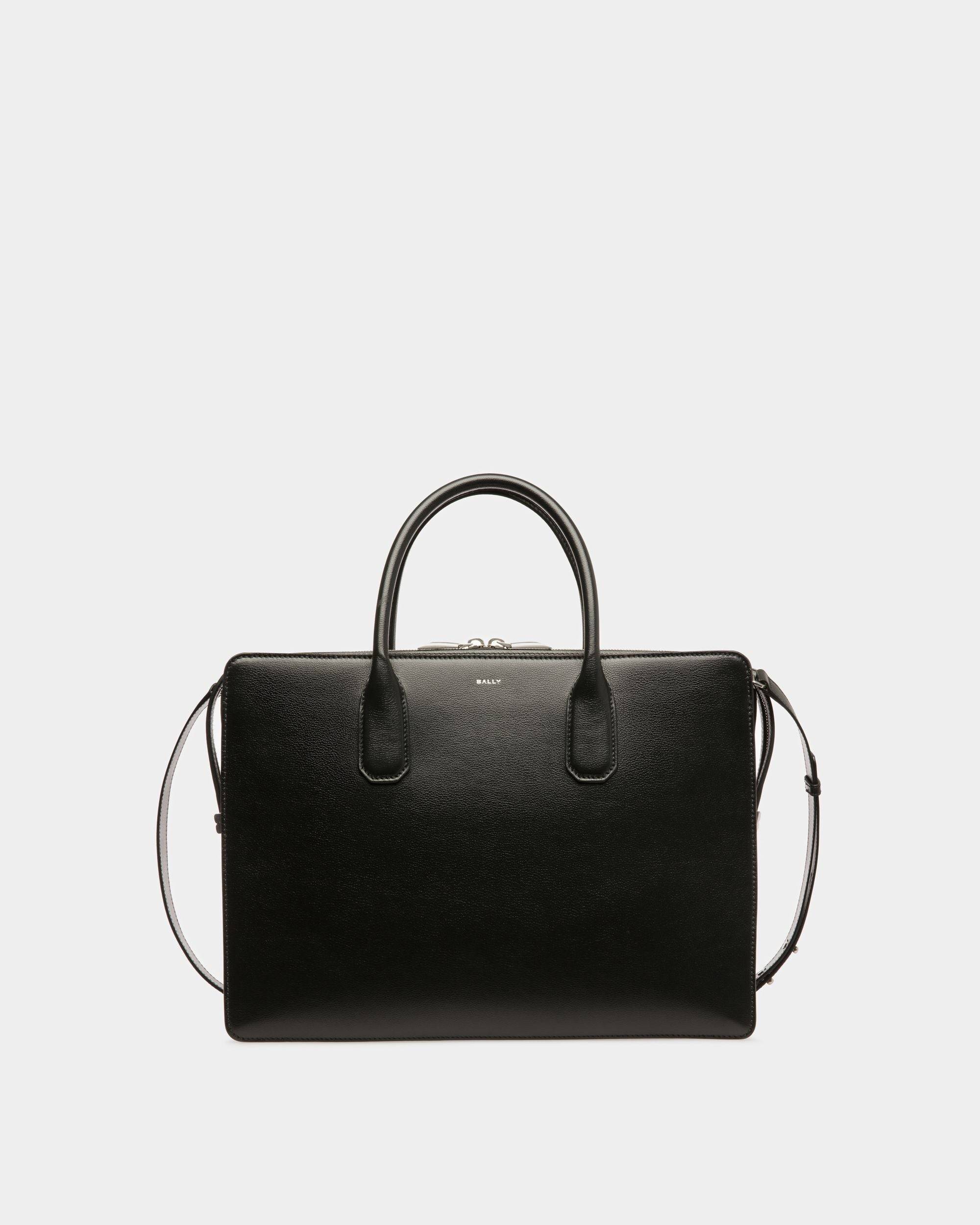 Banque Tote in Black Leather - Men's - Bally